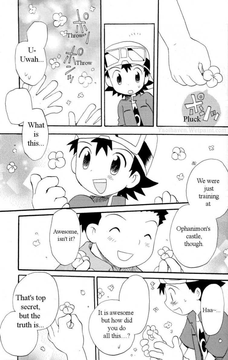 (HARUCC8) [くるぐるDNA (星逢ひろ)] 花も嵐も踏み越えて (デジモンフロンティア) [英訳]