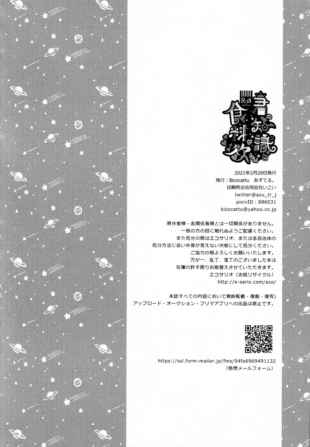 [Bicocattu (あずてる。)] 君の知識と食料が欲しい