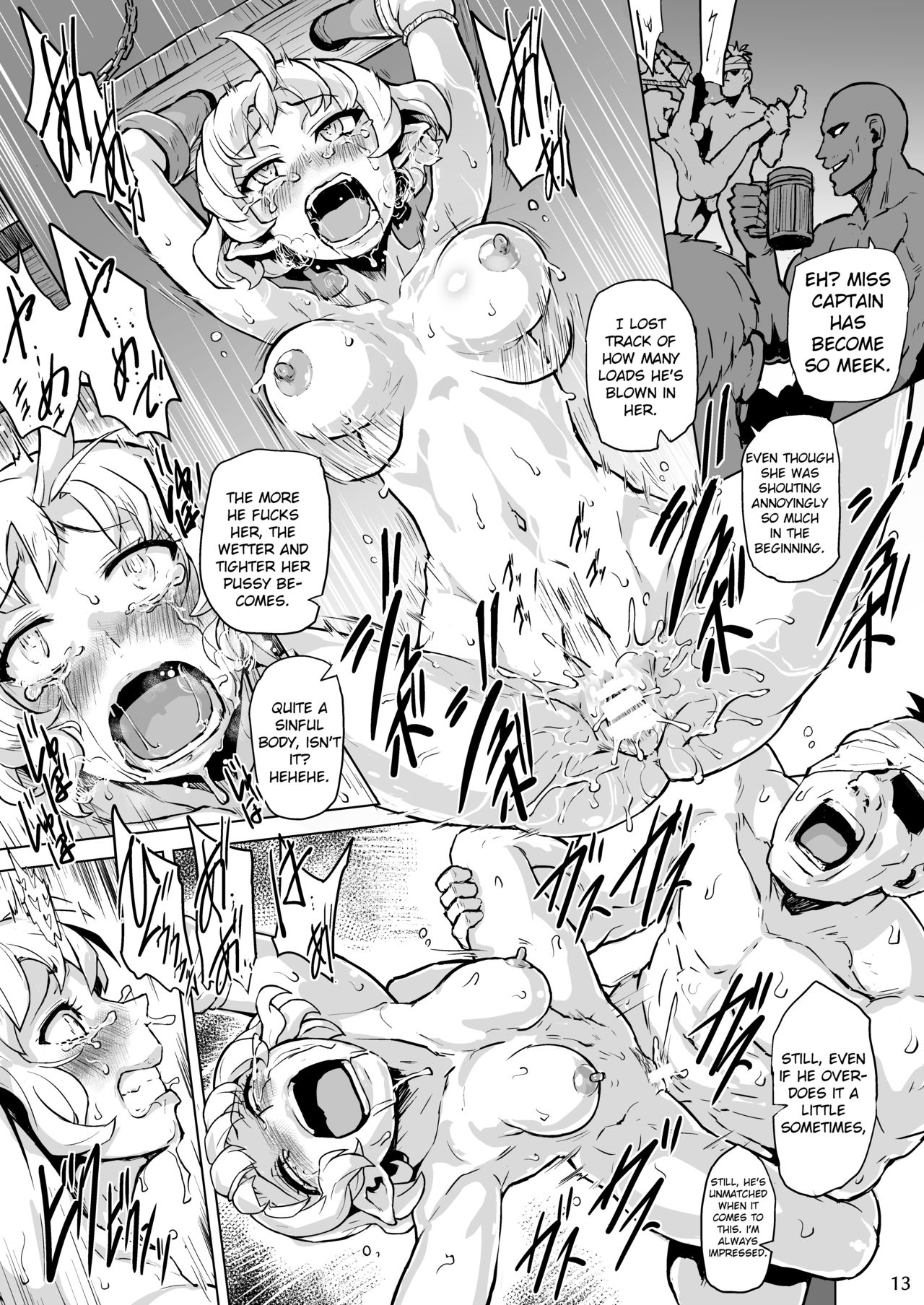 [V-SLASH (夕霧)] 淫欲に狂いしエルフ達の唄 [英訳] [DL版]