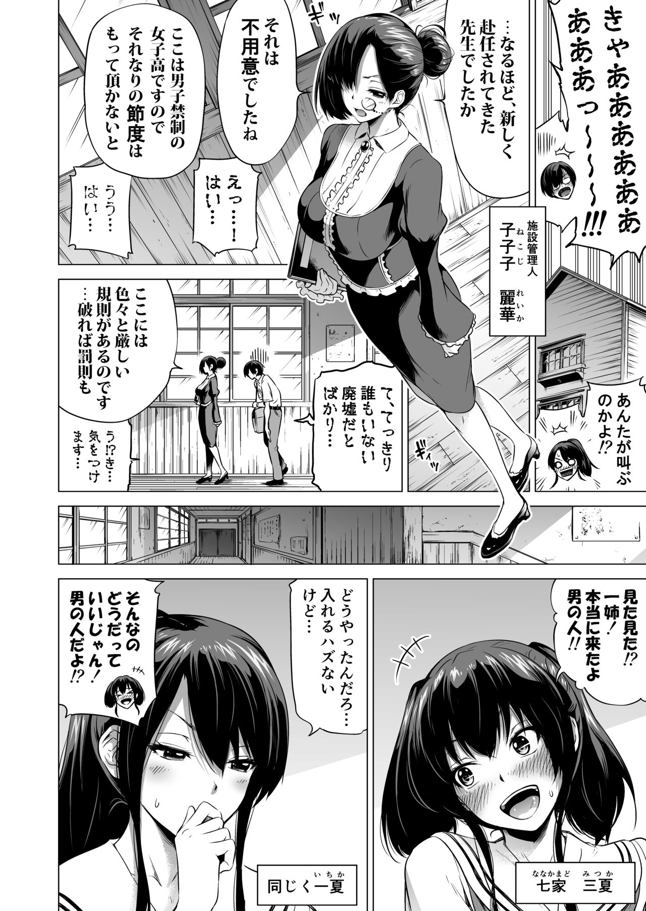 [赤月屋 (赤月みゅうと)] 七夏の楽園1～田舎の学校で美少女ハーレム♡～皆で恋人ごっこ編 [DL版]