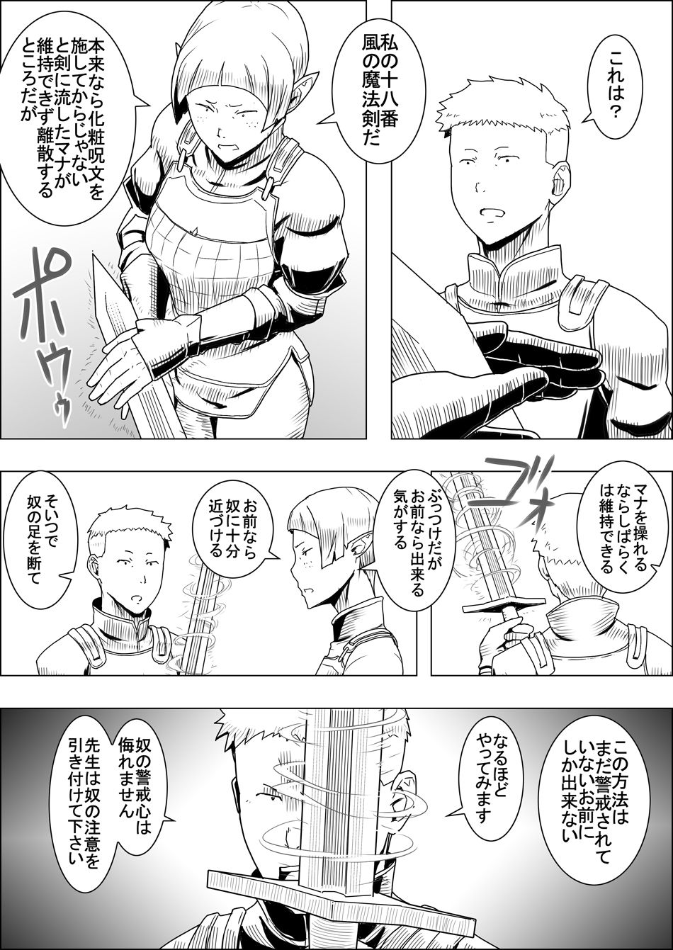 [Atelier-D] まだ題名のないファンタジー 地味なエルフと見習いの戦士 I-XIII[DL版]