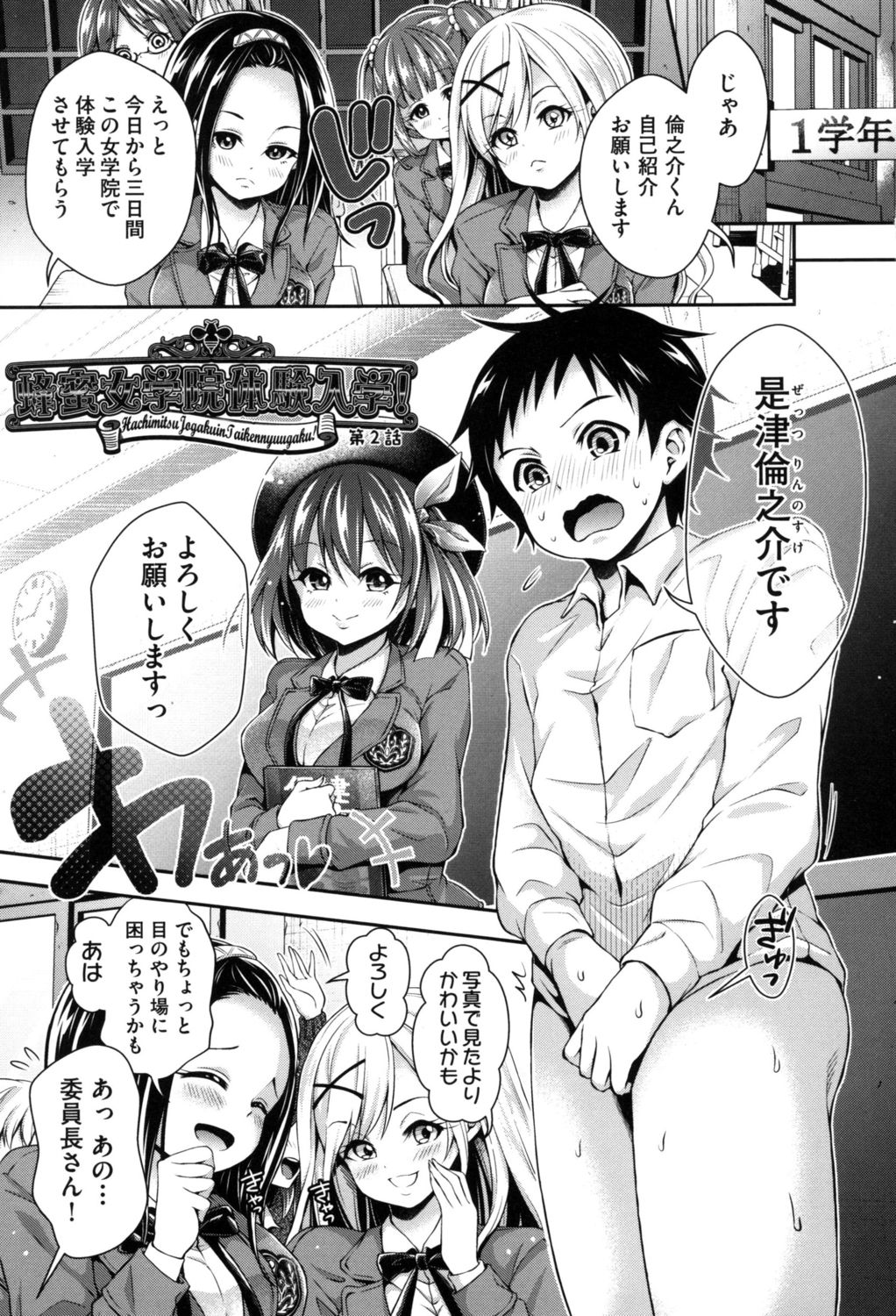 [ハチゴ] ハーレム女学院♡体験入学 [DL版]