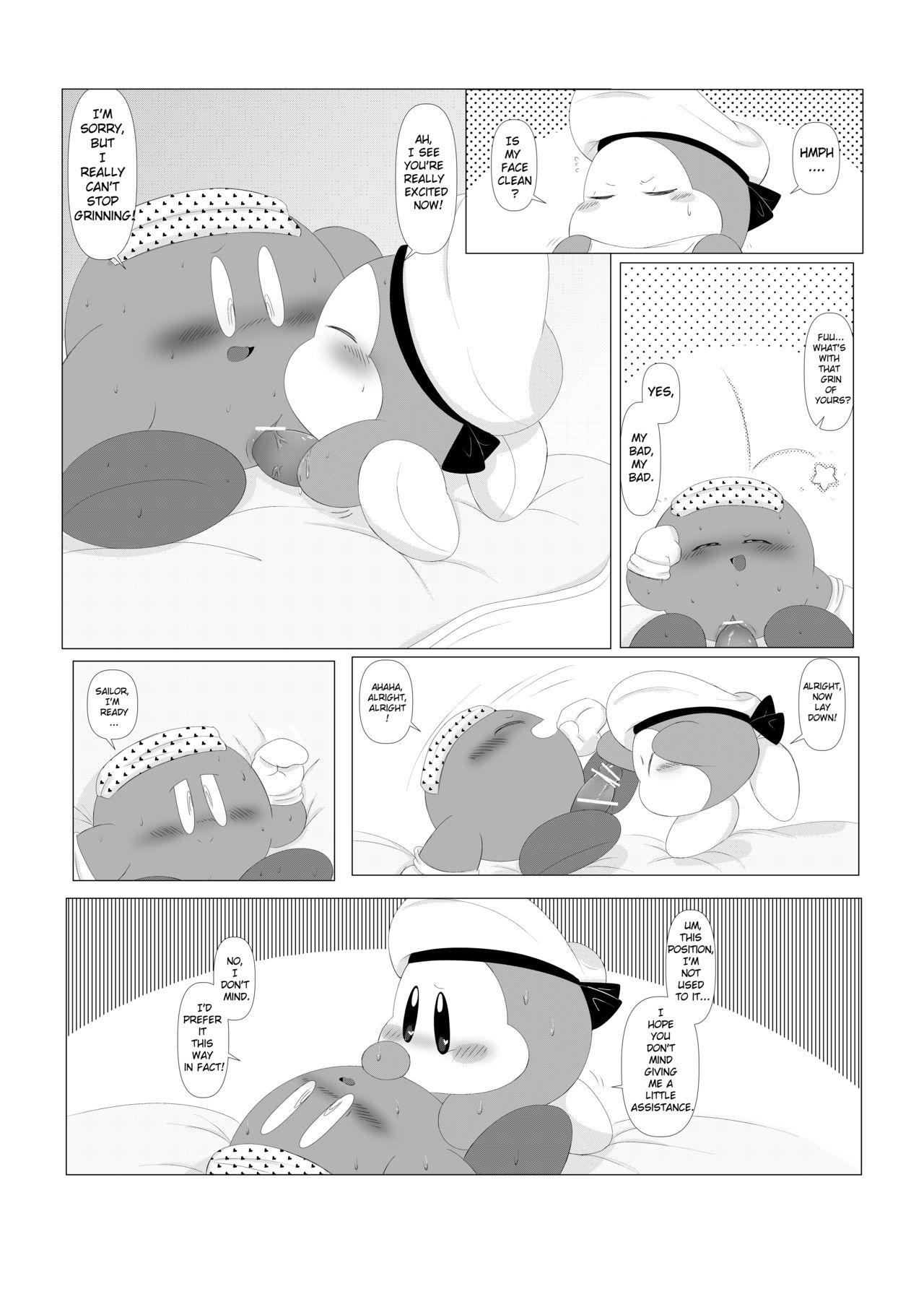 [わいおい] 頑固な騎士の強烈な発情とそれを治す水兵！ (星のカービィ) [英語]