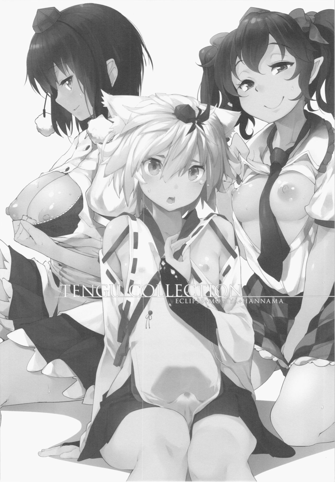 (例大祭12) [えくりぷす、餅屋、はんなま (朧月、かろちー、添い寝)] TENGU COLLECTION (東方Project) [中国翻訳]