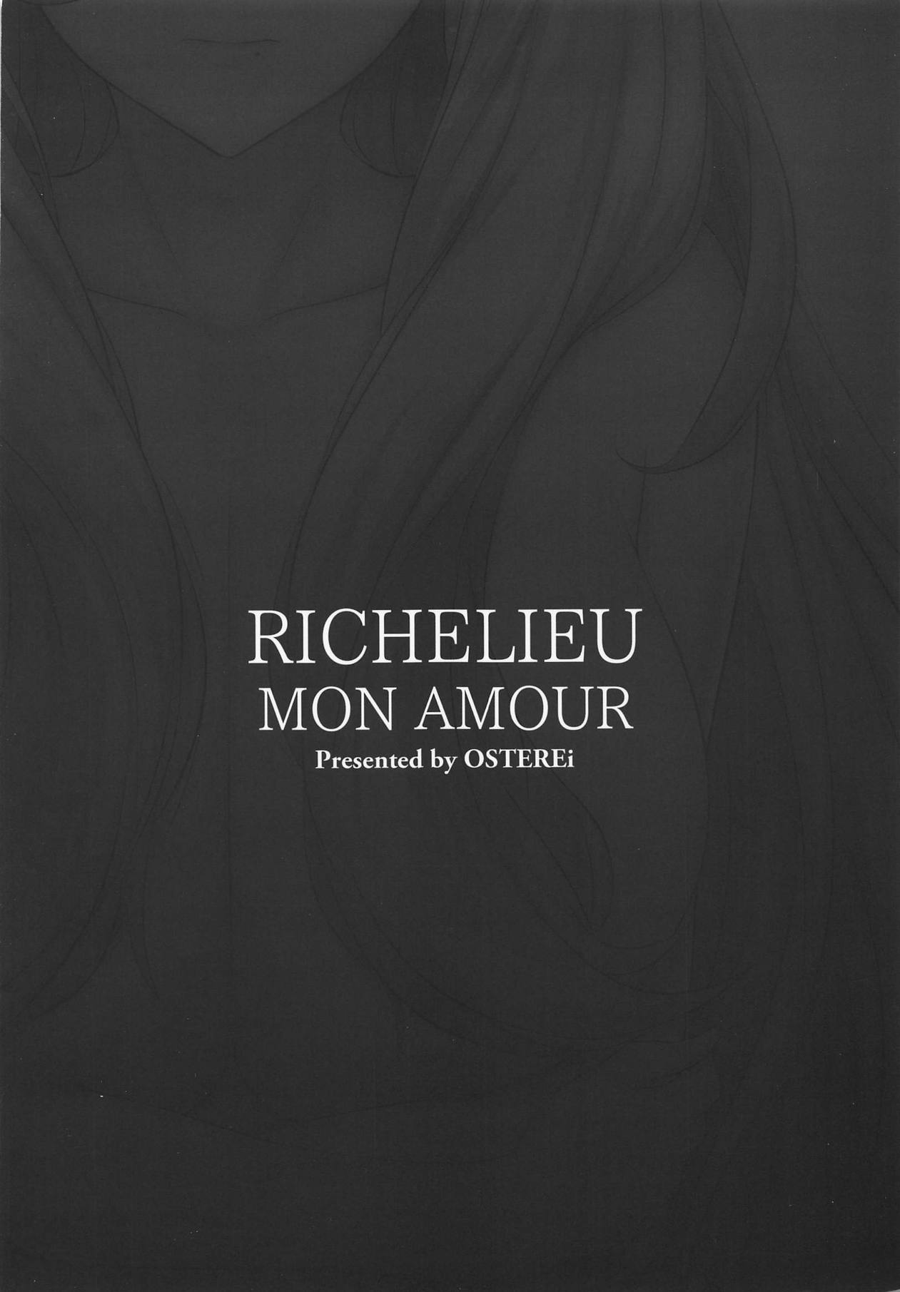 (C95) [OSTEREi] RICHELIEU MON AMOUR (艦隊これくしょん -艦これ-) [中国翻訳]