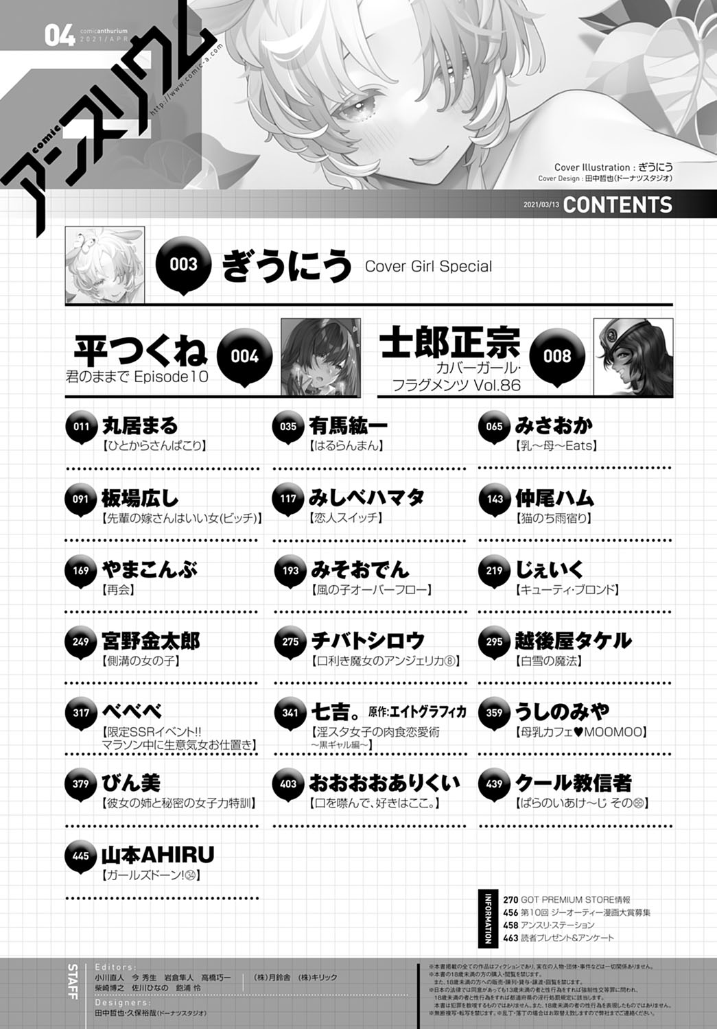 COMIC アンスリウム 2021年4月号 [DL版]