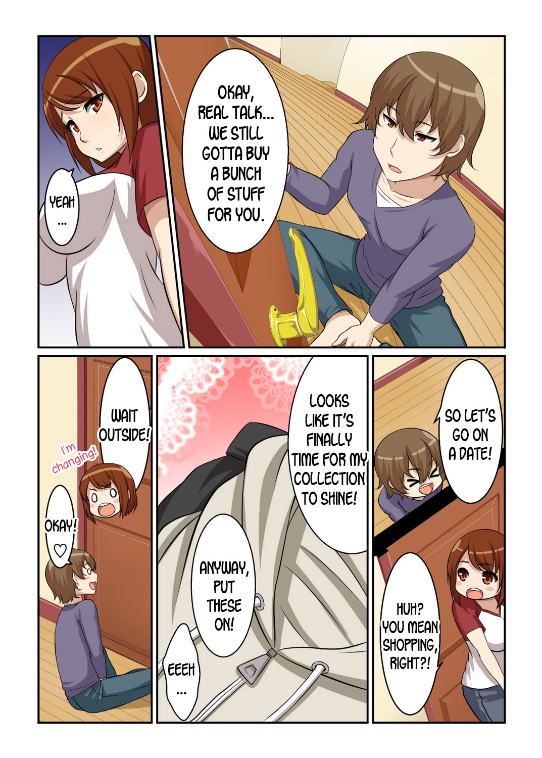 [ピンクパイナップル] にょためん! ~女体化した俺は兄貴の彼女!?~ 2 [英訳]