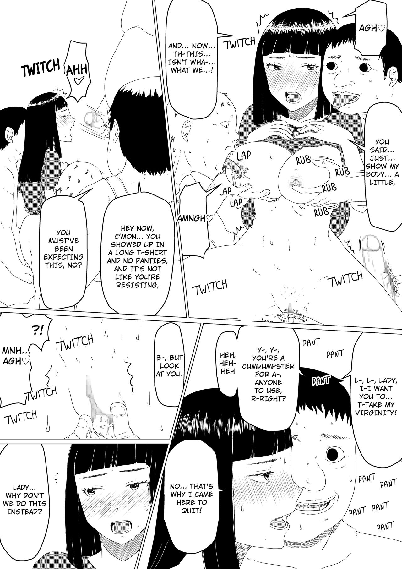 [地獄のにゃんこ] ちえりさんは負けられない！2 -夫公認マンション共有寝取らせ便器妻・後編- [英語] (未完成 )