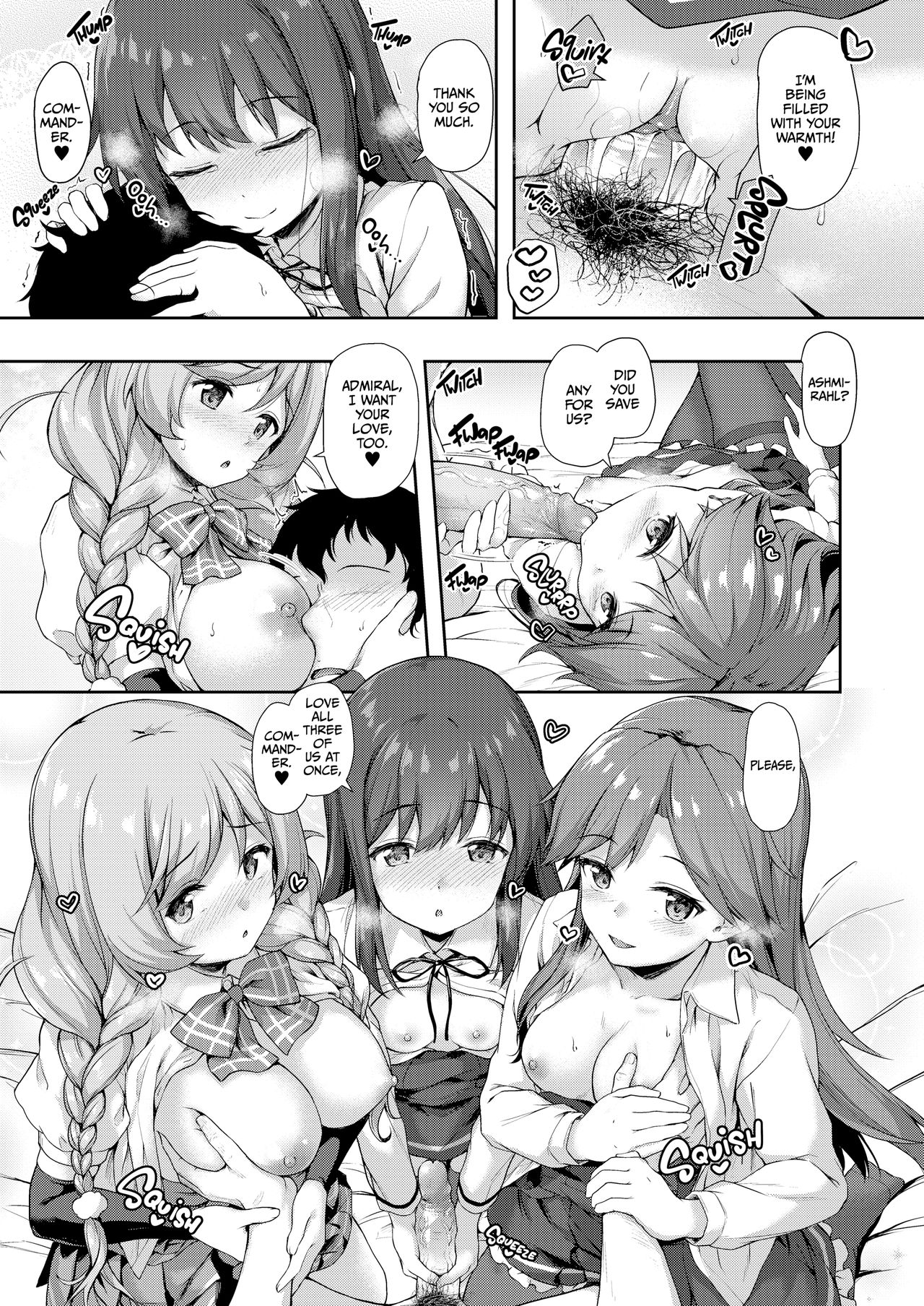 [ゆうさりつかた (淡夢)] 朝潮ちゃん夜の作戦会議!! (艦隊これくしょん -艦これ-) [英訳] [無修正] [DL版]