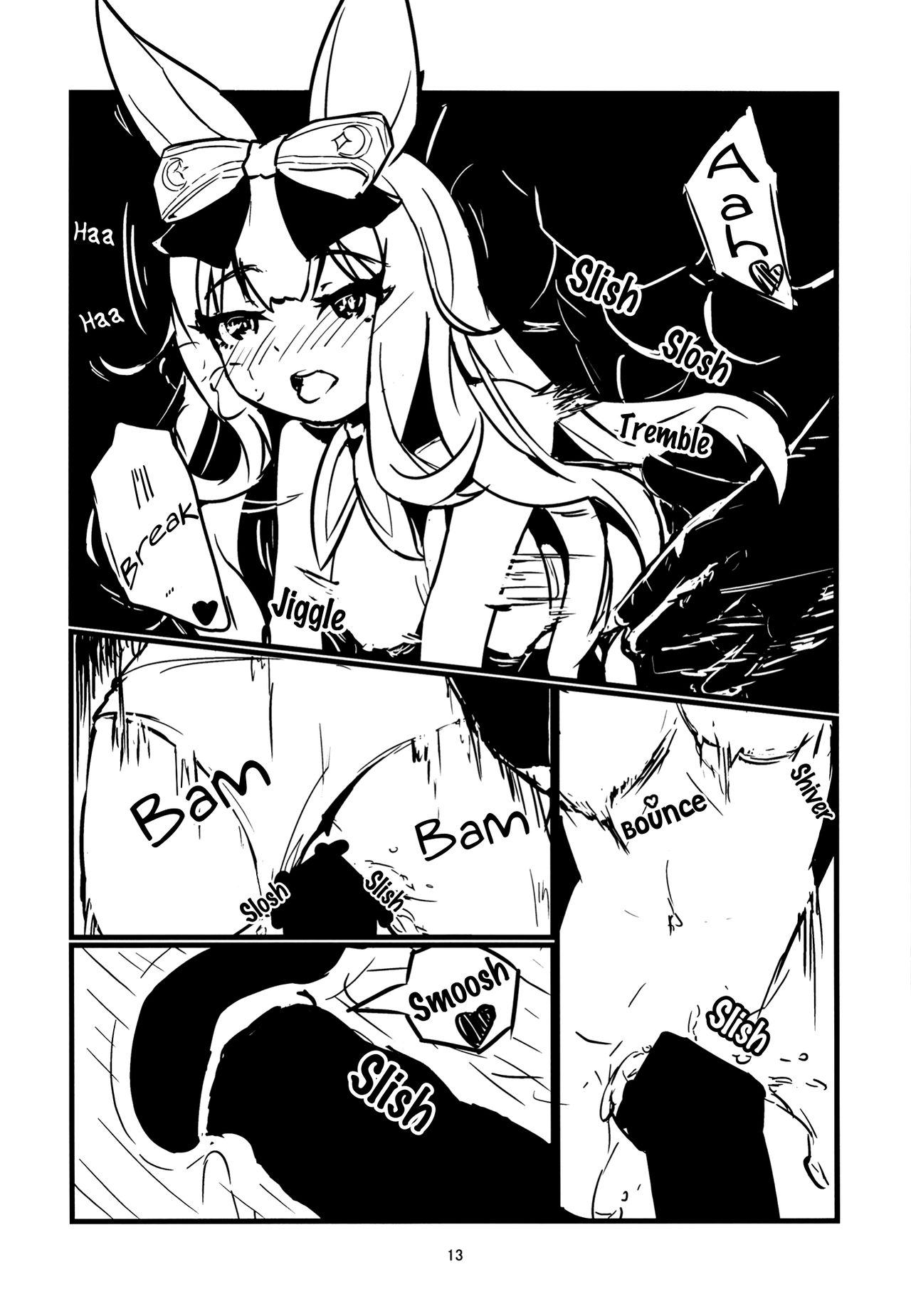(AC2) [桃色工廠 (みにみ(まさだ))] ひまとら!~Himari trapped In rabbit hutch~ (餅月ひまり) [英訳]