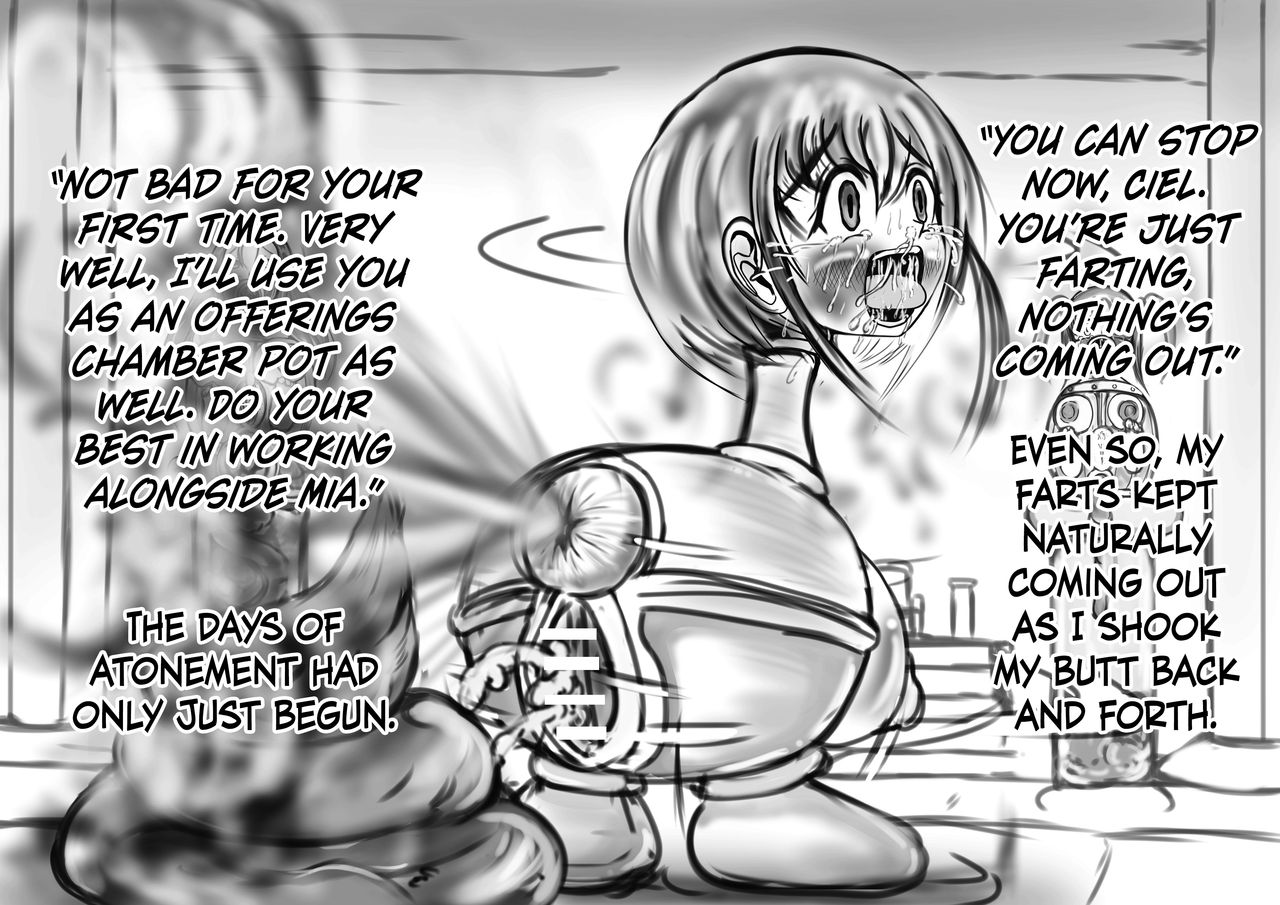 [がんすきー] 奉納おまるにされた姫と騎士 [英訳]