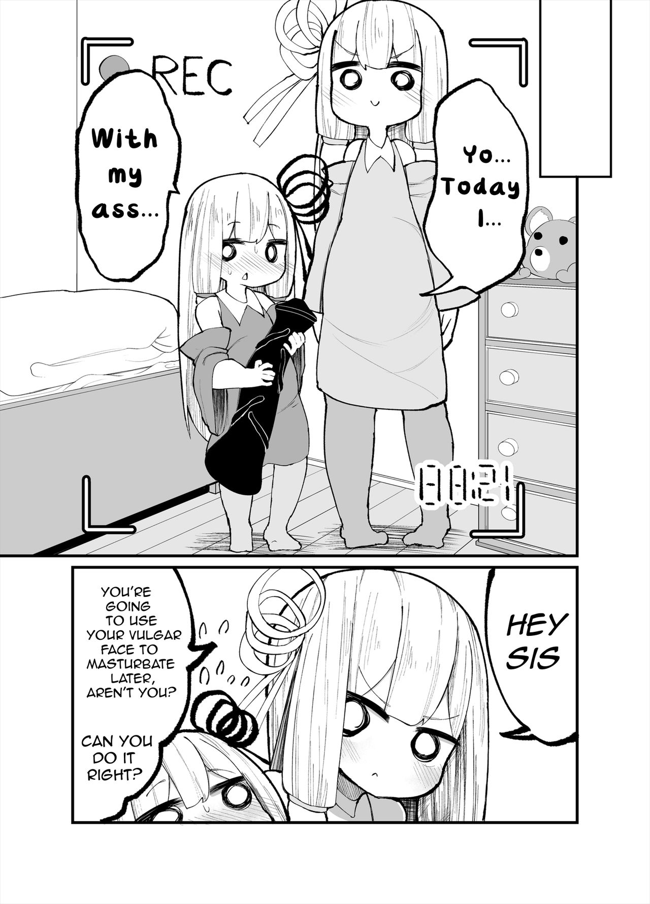 [いづも合衆国 (ももも合衆国)] ちっちゃい！おねーちゃんといもうとの裏 (VOICEROID) [英訳]