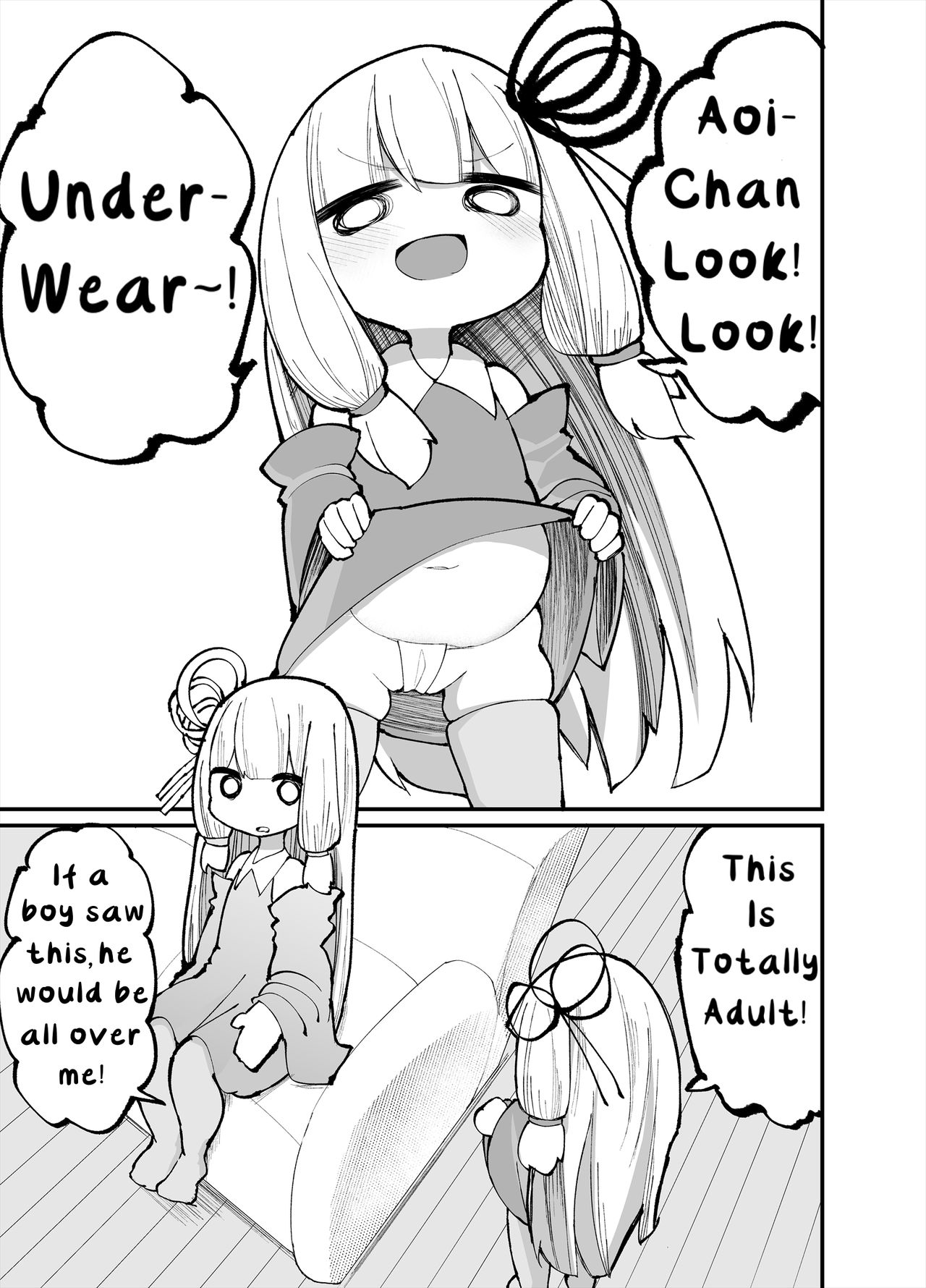 [いづも合衆国 (ももも合衆国)] ちっちゃい！おねーちゃんといもうとの裏 (VOICEROID) [英訳]