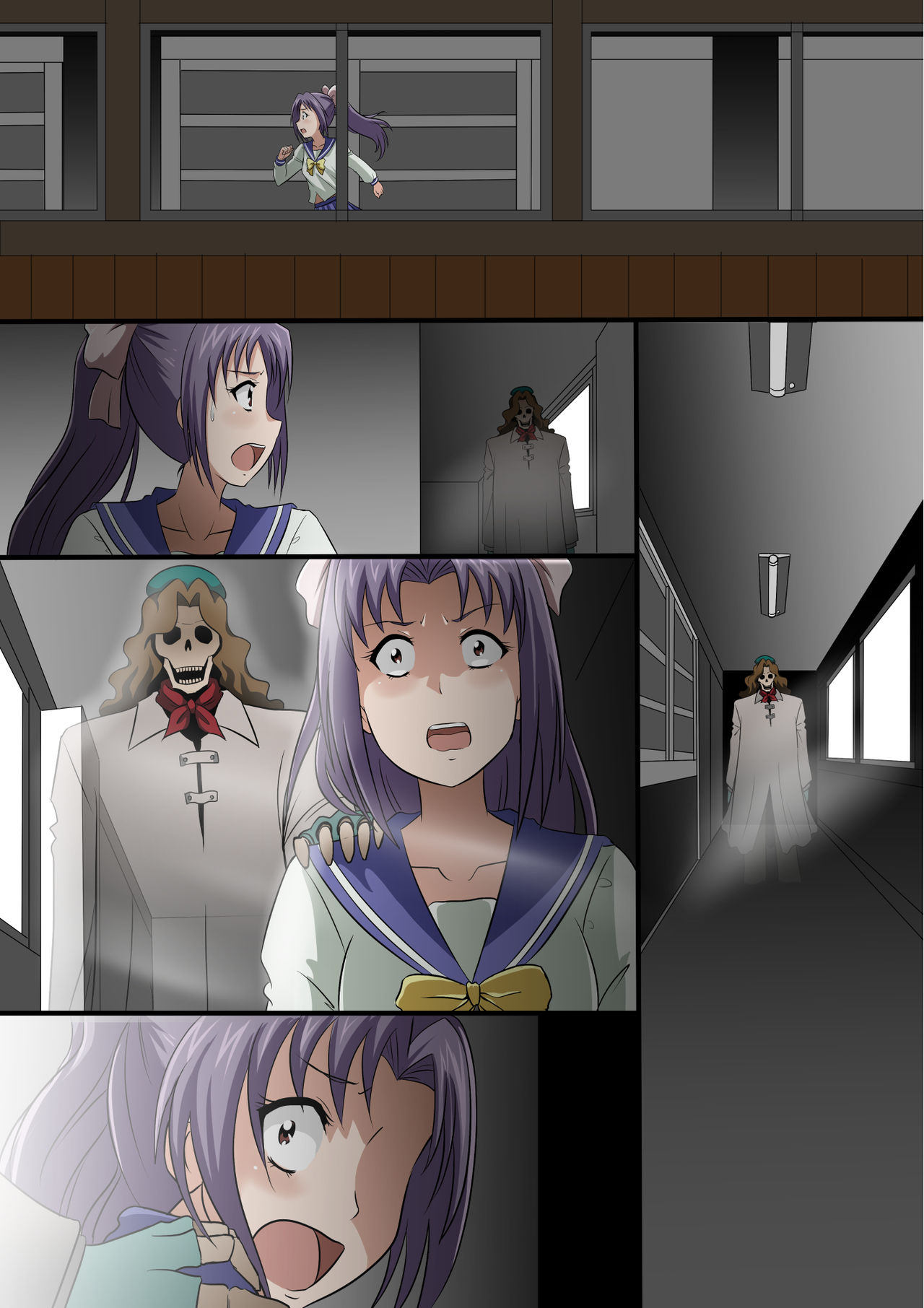 [新炎館 (紫月秋夜、トキ)] 絵画封印の話 (学校の怪談)