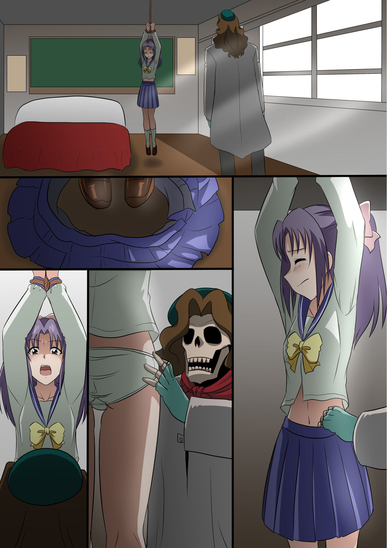 [新炎館 (紫月秋夜、トキ)] 絵画封印の話 (学校の怪談)