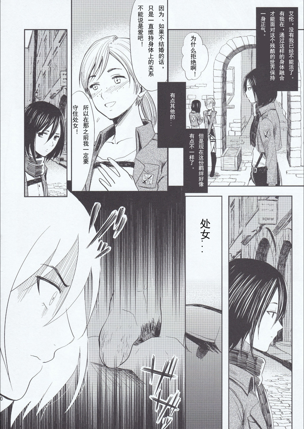 (C84) [ポリたべ。 (ポリ子)] もっと他の愛し方があったはずなのに (進撃の巨人) [中国翻訳]