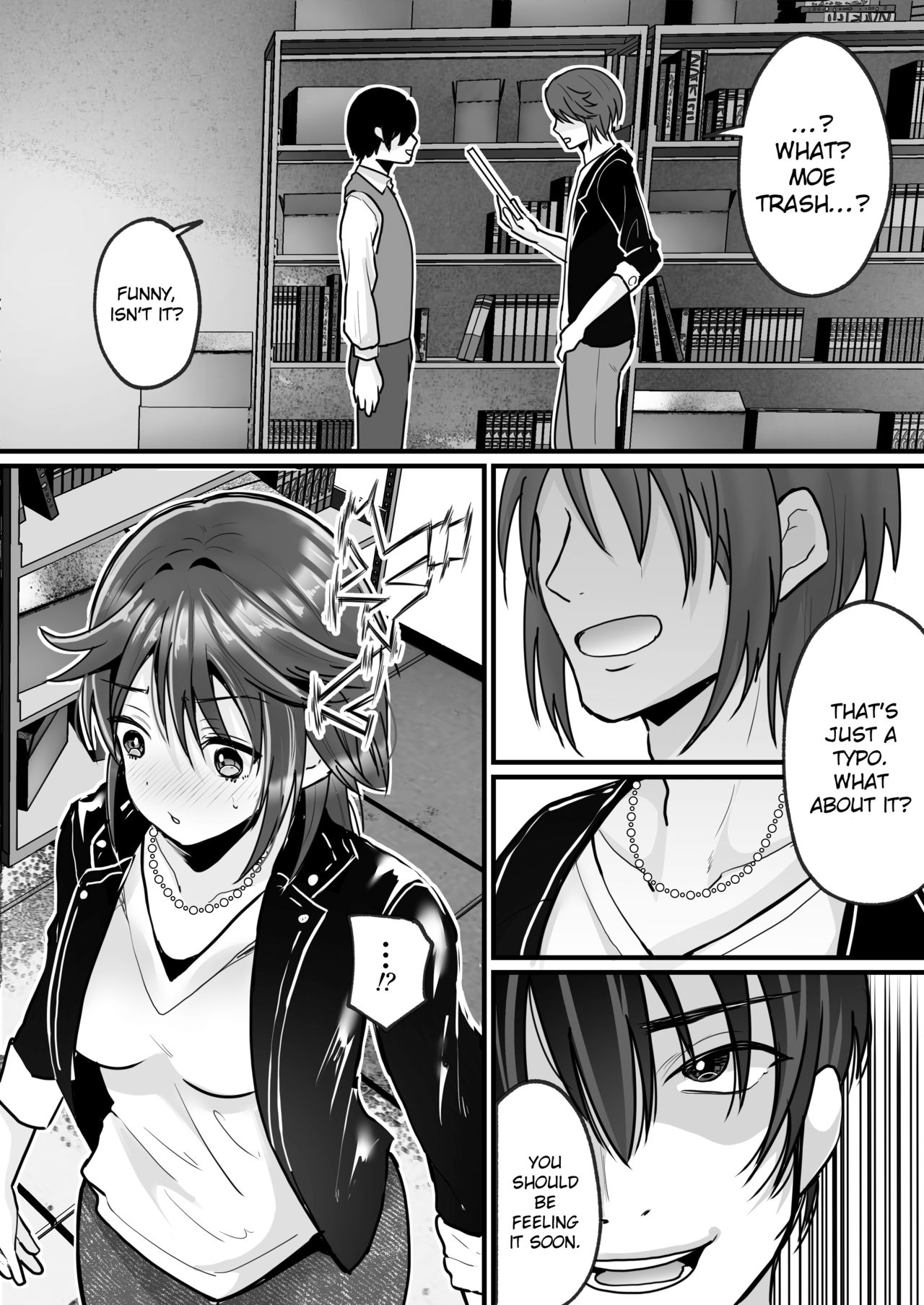 [真城の秘宝館 (羅ぶい)] 萌えるゴミ 見るだけでTSする恐怖看板 [英訳]