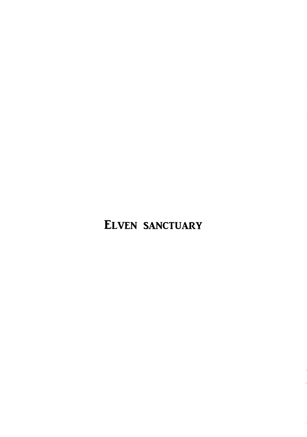 (C92) [WASABI (畳)] Elven Sanctuary (エロマンガ先生) [中国翻訳]