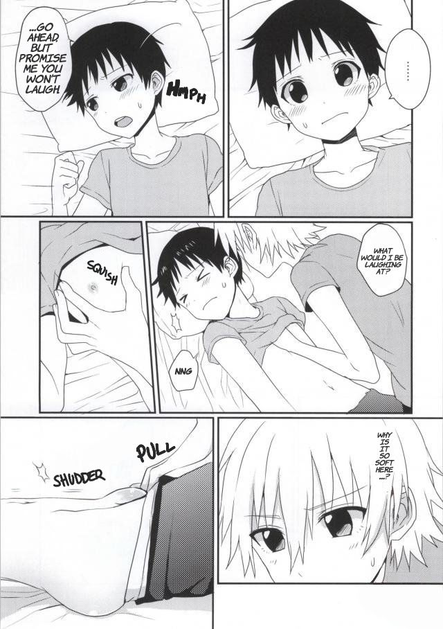 (C87) [こねこ組、ニコマーチ (ぽろん、プリコ)] シンジくんがふたなりになっちゃう本 (新世紀エヴァンゲリオン) [英訳]