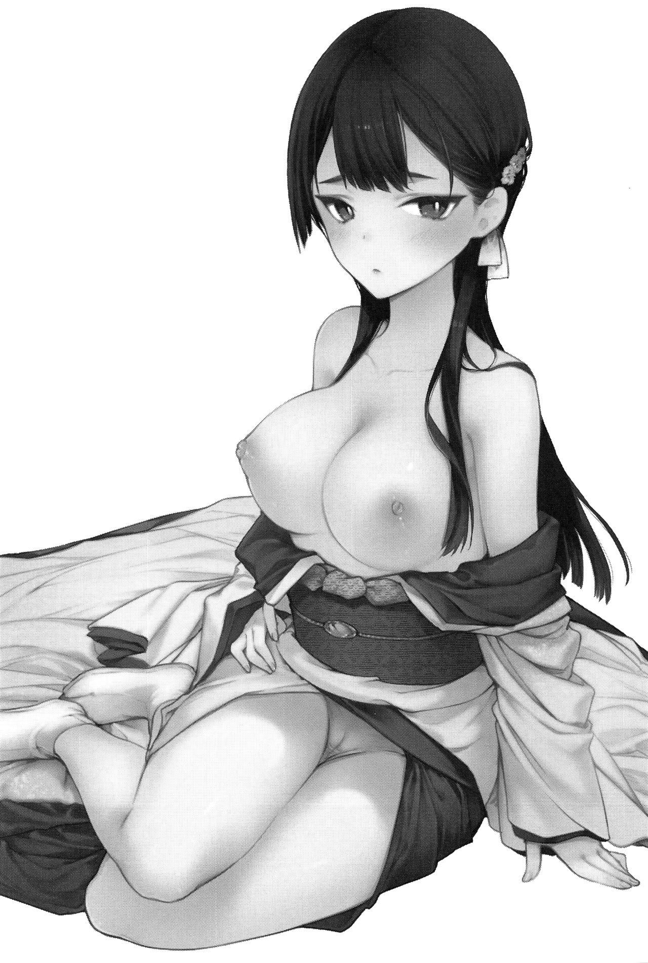 (サンクリ2019 Spring) [無糖紅茶] キツめな着物新妻と京言葉えっち [中国翻訳]