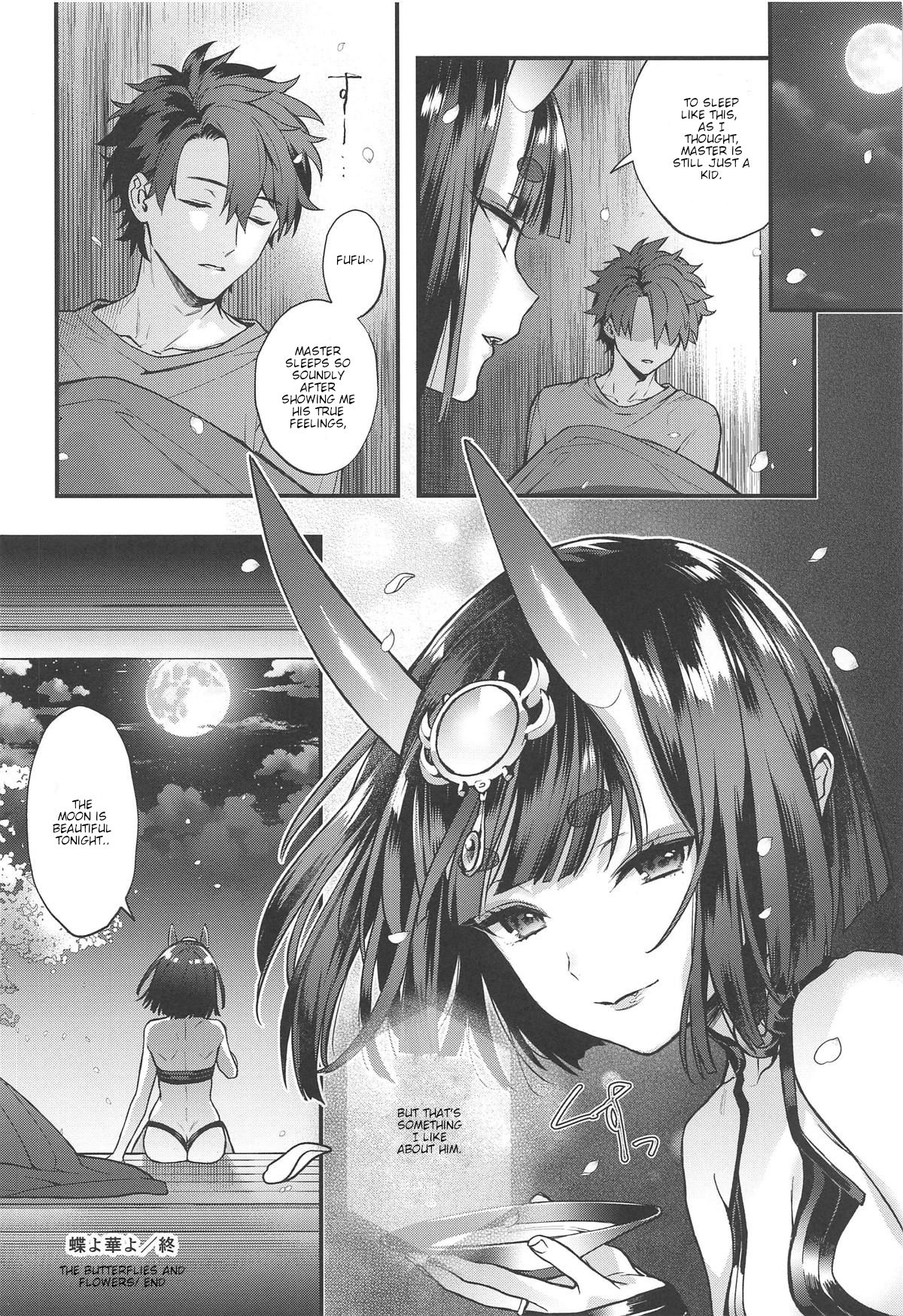 (C95) [いちごぱんつ (カグユヅ)] 蝶よ華よ (Fate/Grand Order) [英訳]