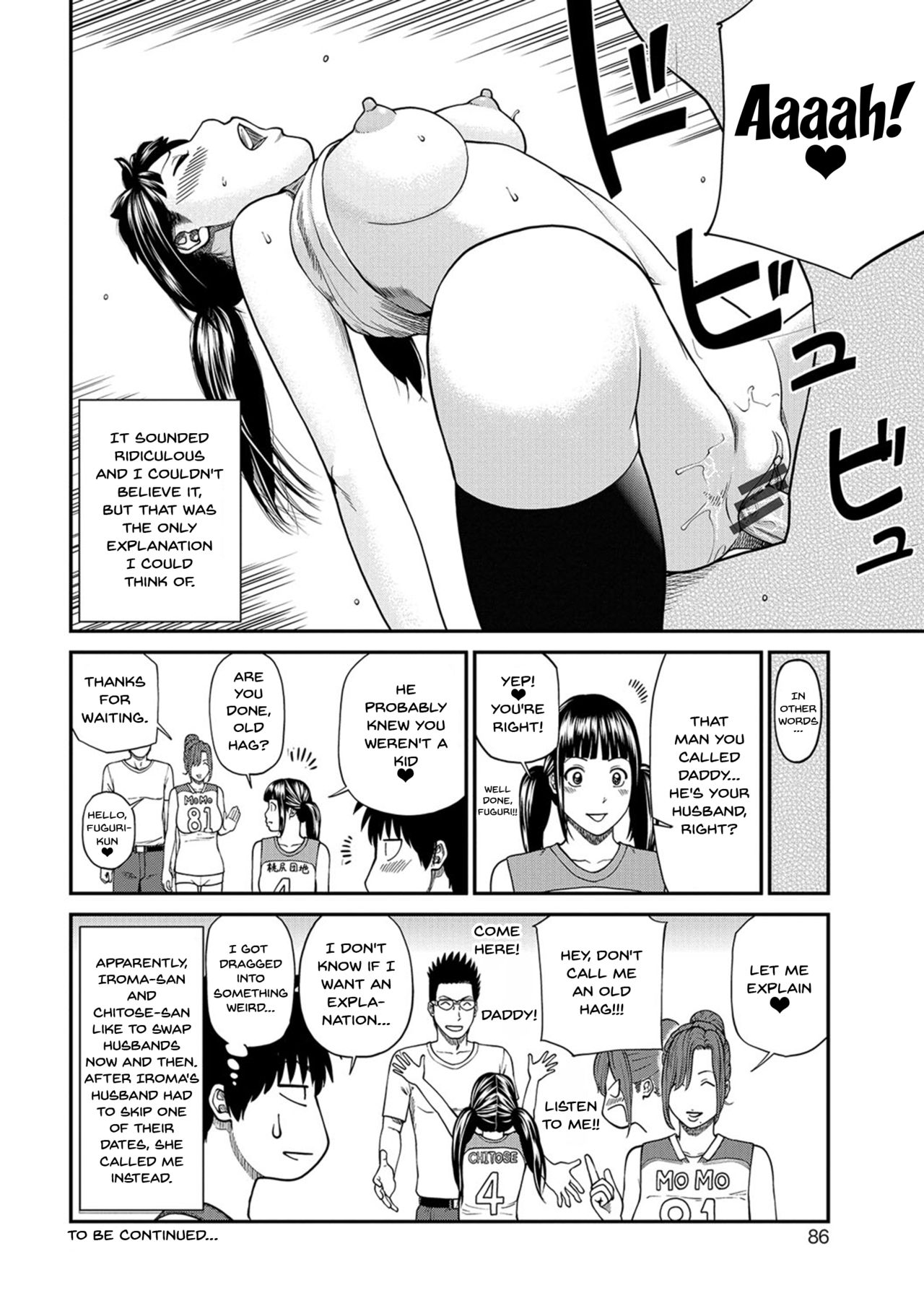 [黒木秀彦] 桃尻団地ママさんバレー同好会 第1-6話 [英訳] [DL版]