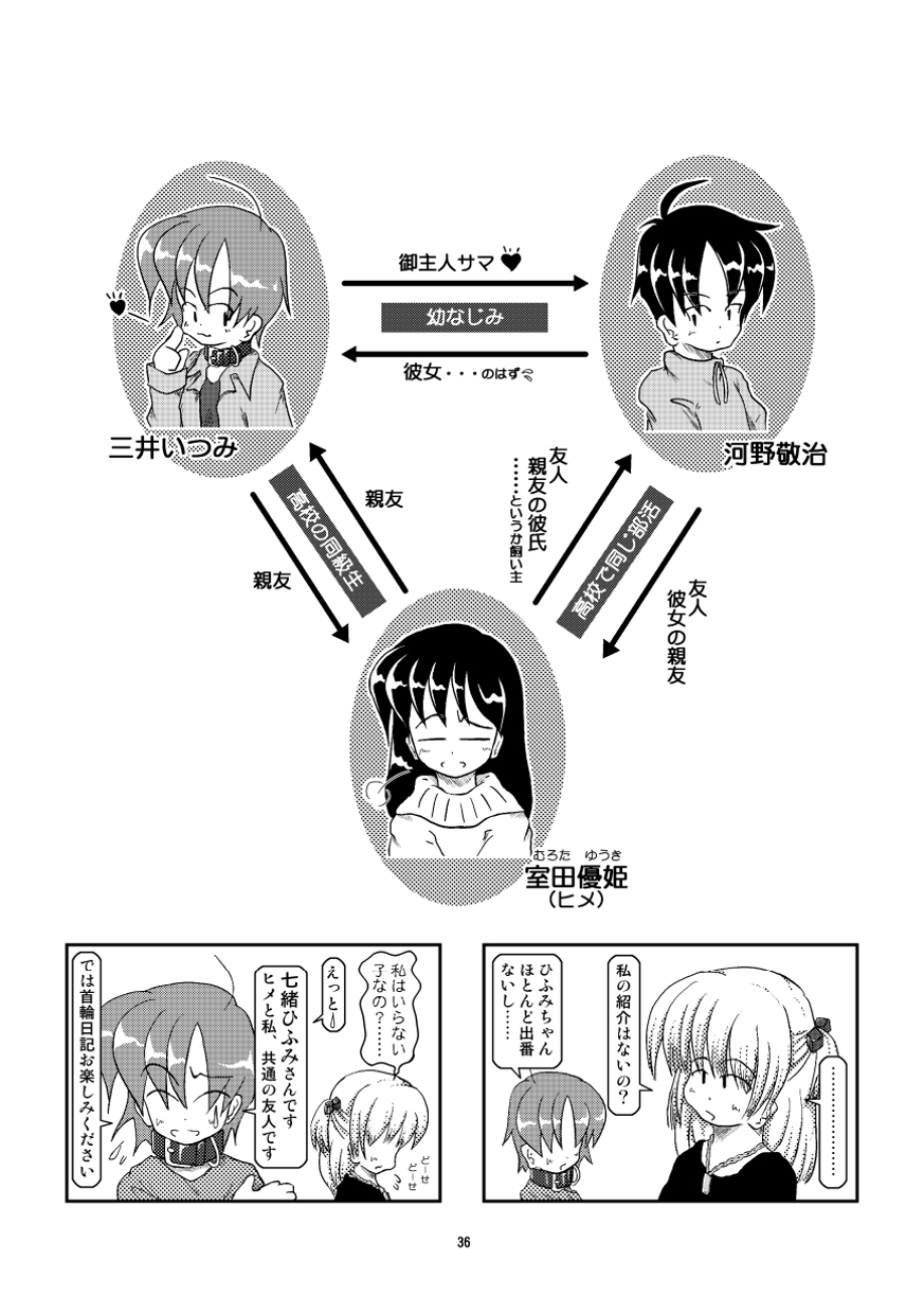 (同人誌) [無名芸] 首輪日記 総集編