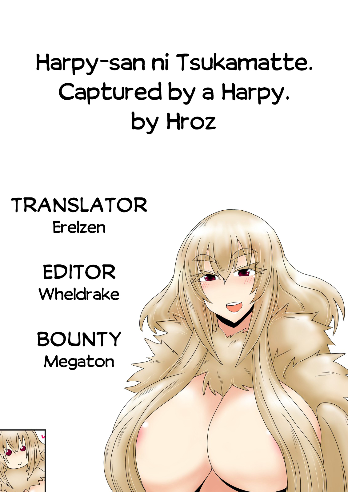 [Hroz] ハーピーさんに捕まって。 [英訳]