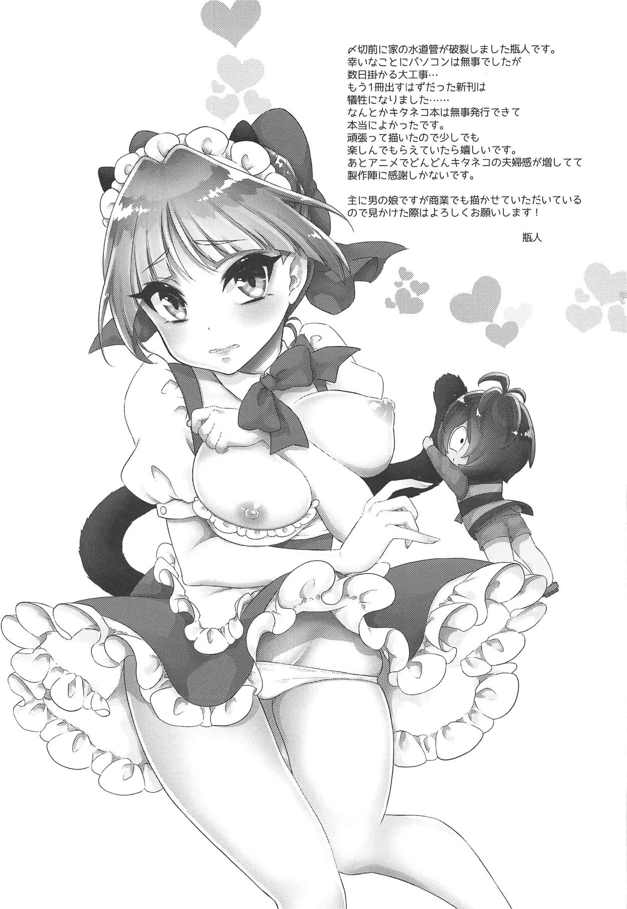 (C94) [アカエボシ (瓶人)] ねこメイドは「可愛い」って言われたい! (ゲゲゲの鬼太郎)