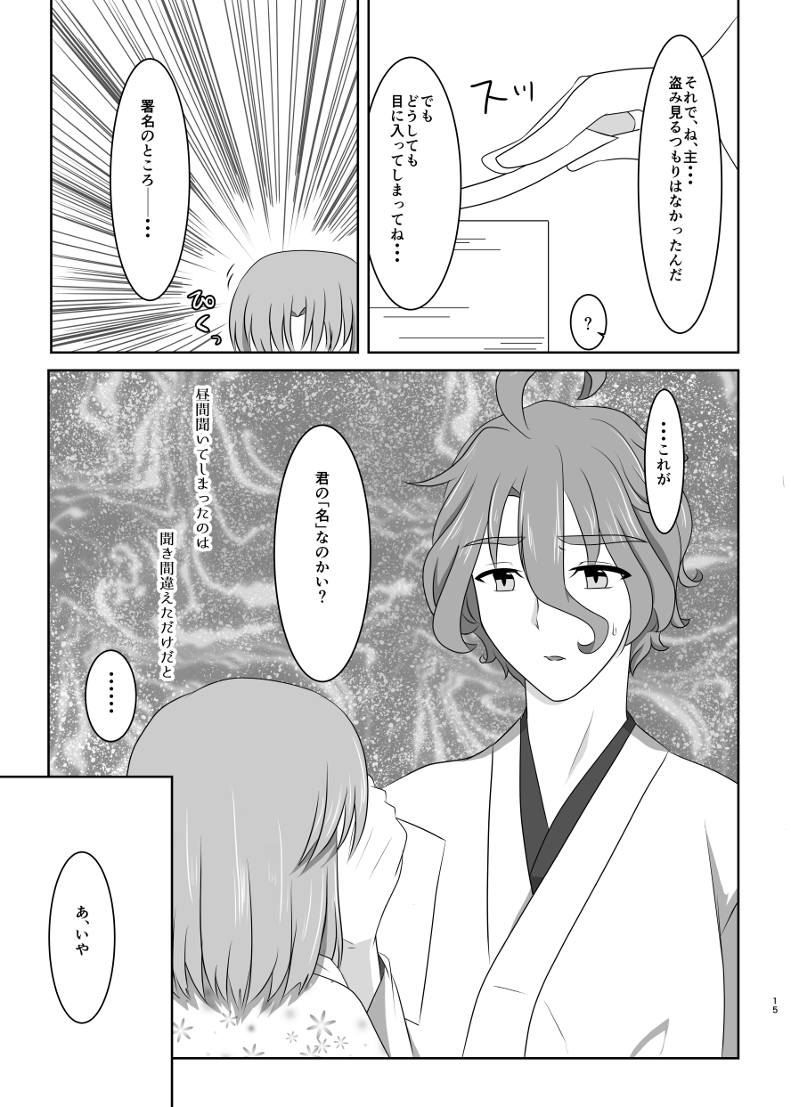 [ふにゅはにょうにゃらん (ぽんゆず)] 硝子細工の色の無い花 (刀剣乱舞) [DL版]