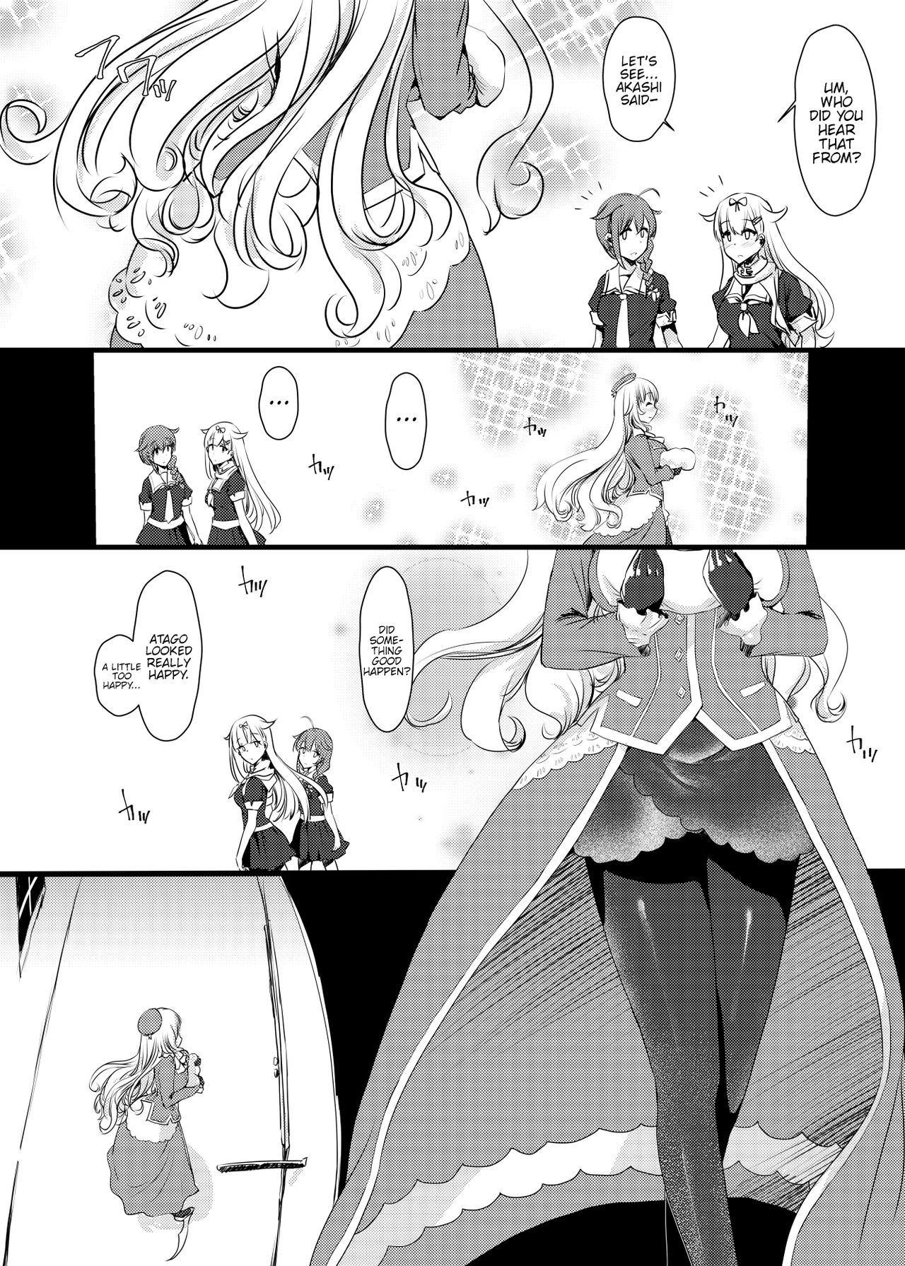 [椿亭 (三七瀬)] 藍に染めて～高雄愛宕編～ (艦隊これくしょん -艦これ-) [英訳] [DL版]