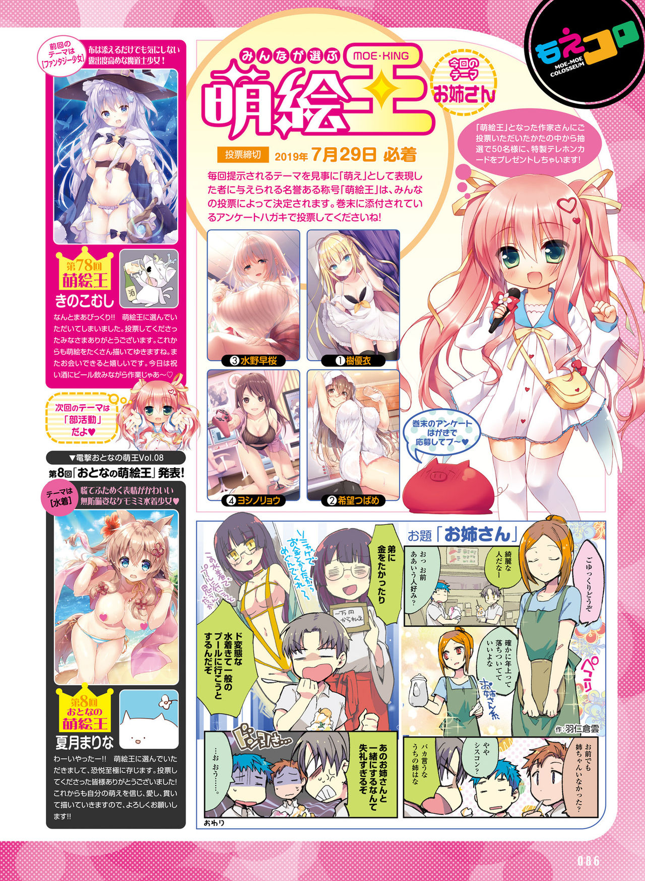 電撃萌王 2019年8月号 [DL版]