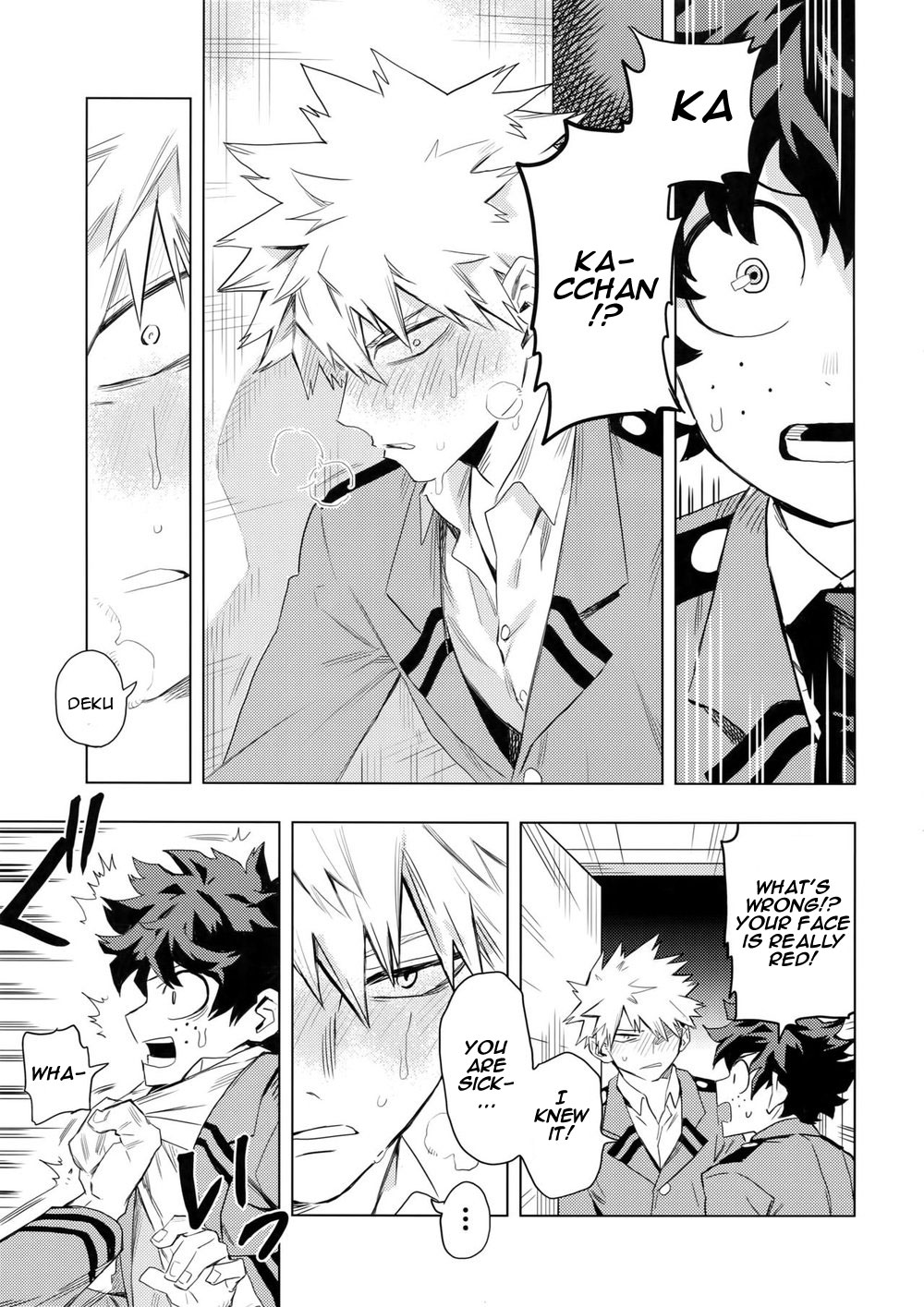 (どうやら出番のようだ!6) [米粒 (リッティリ)] 愛欲潔癖シンドローム (僕のヒーローアカデミア) [英訳]