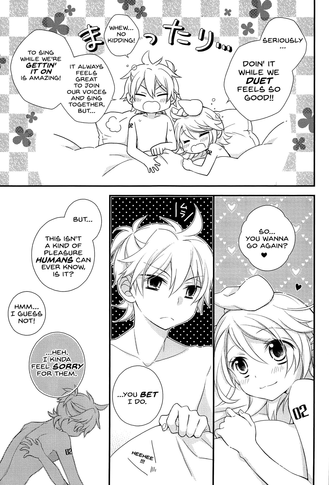 (C92) [SEVENTHSTAR (59)] 鏡音レン×リン成人向け再録集 RECORD裏面 (VOCALOID) [英訳] [ページ欠落]