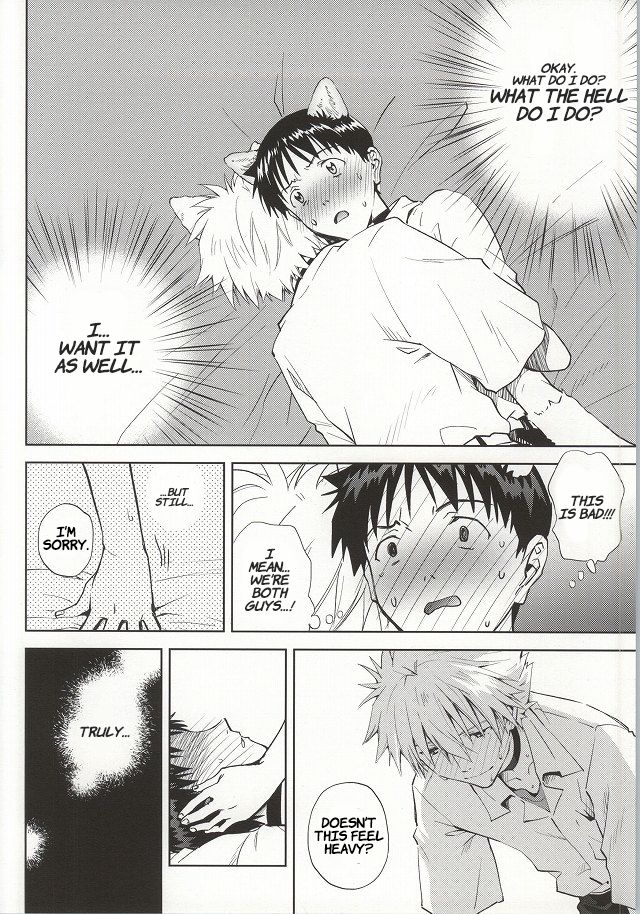 (C87) [月面スパイラル (真山さと莉)] わんこな彼氏おとな向け (新世紀エヴァンゲリオン) [英訳]