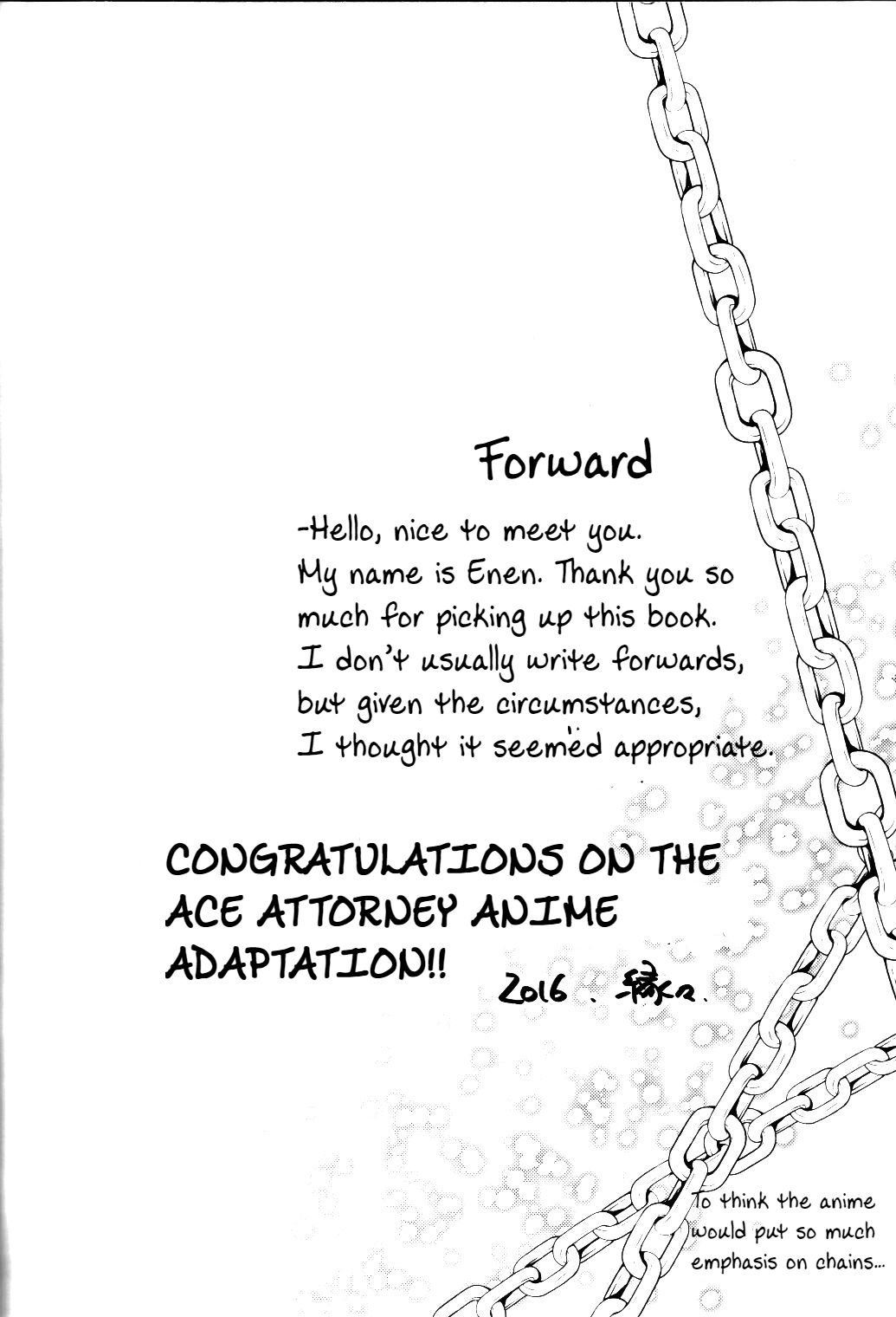 (法廷で逢おう) [白夜 (縁々)] 君と過ごす素晴らしき怠惰 (逆転裁判) [英訳]