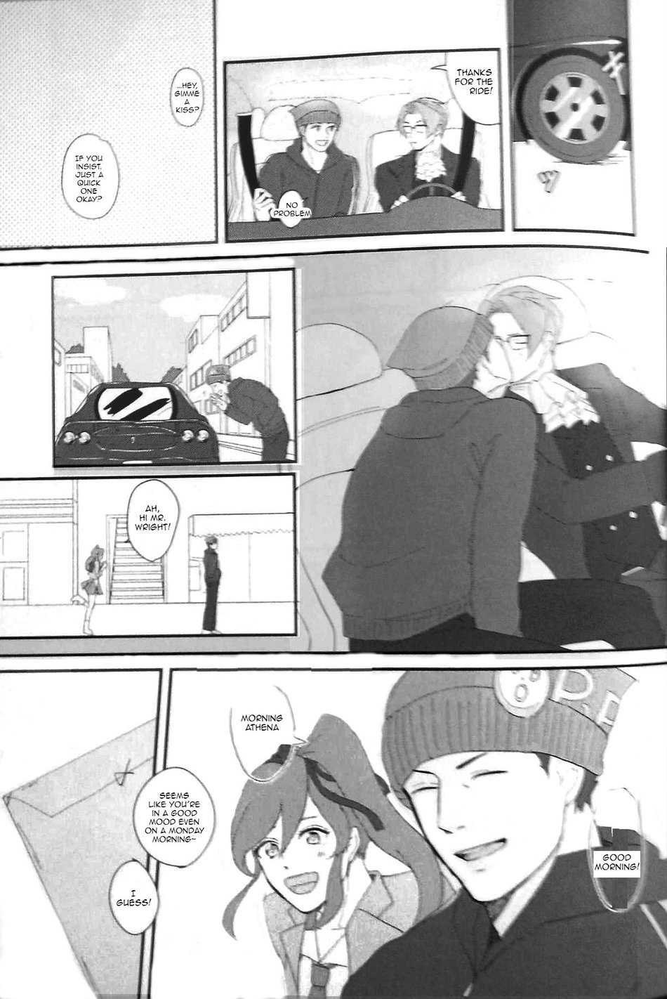 (裁きの庭29) [ルルル (みなみ)] キャッツクレイドル (逆転裁判) [英訳]