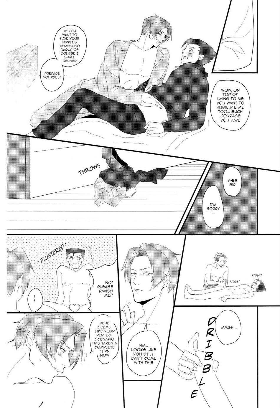 (裁きの庭29) [ルルル (みなみ)] キャッツクレイドル (逆転裁判) [英訳]