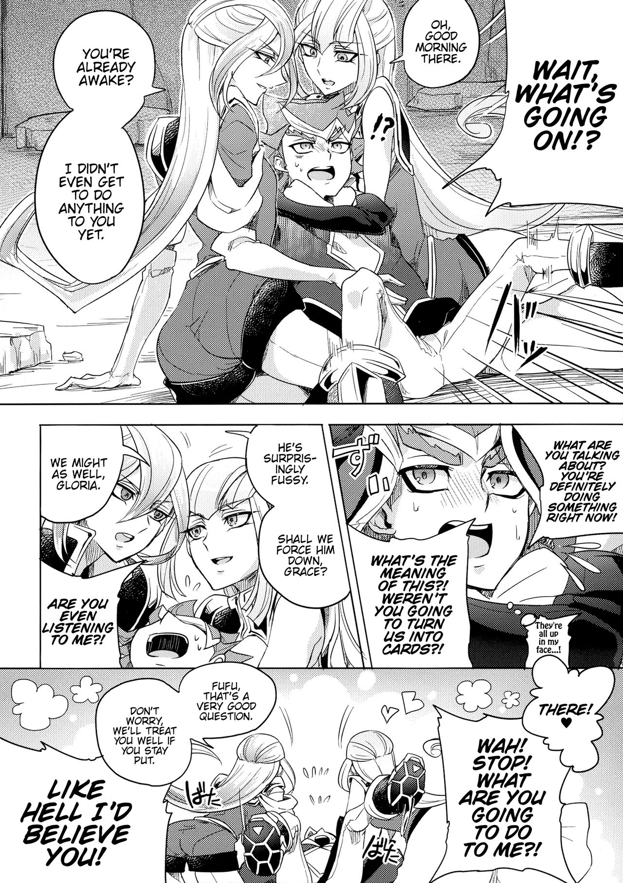 [貧乏ゆすり超特急 (モチマコ)] デュエルビッチタイラー! (遊☆戯☆王ARC-V) [英訳]