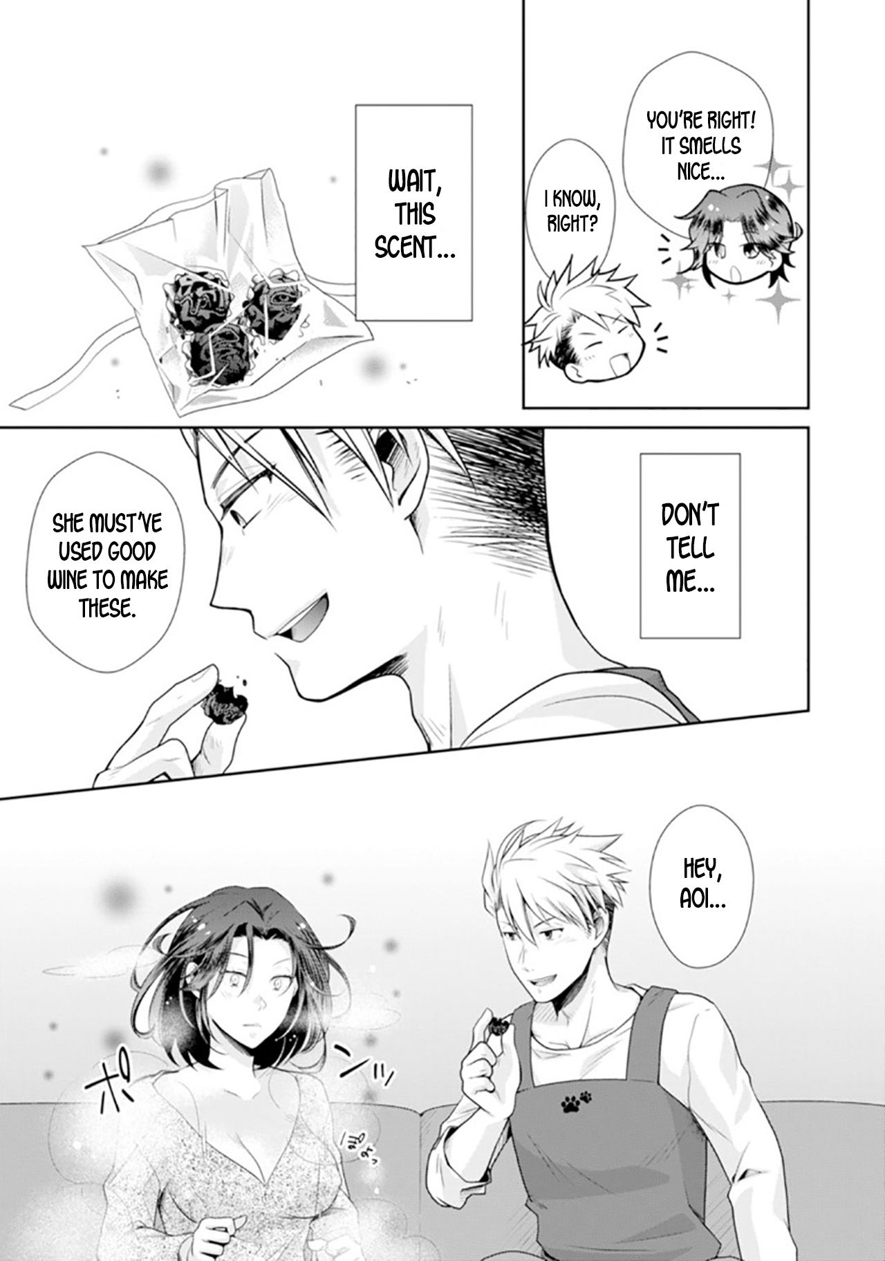 [雲縞] ほろよい♂♀スイッチ ―家政夫の上手な食べ方― act.1 [英訳]