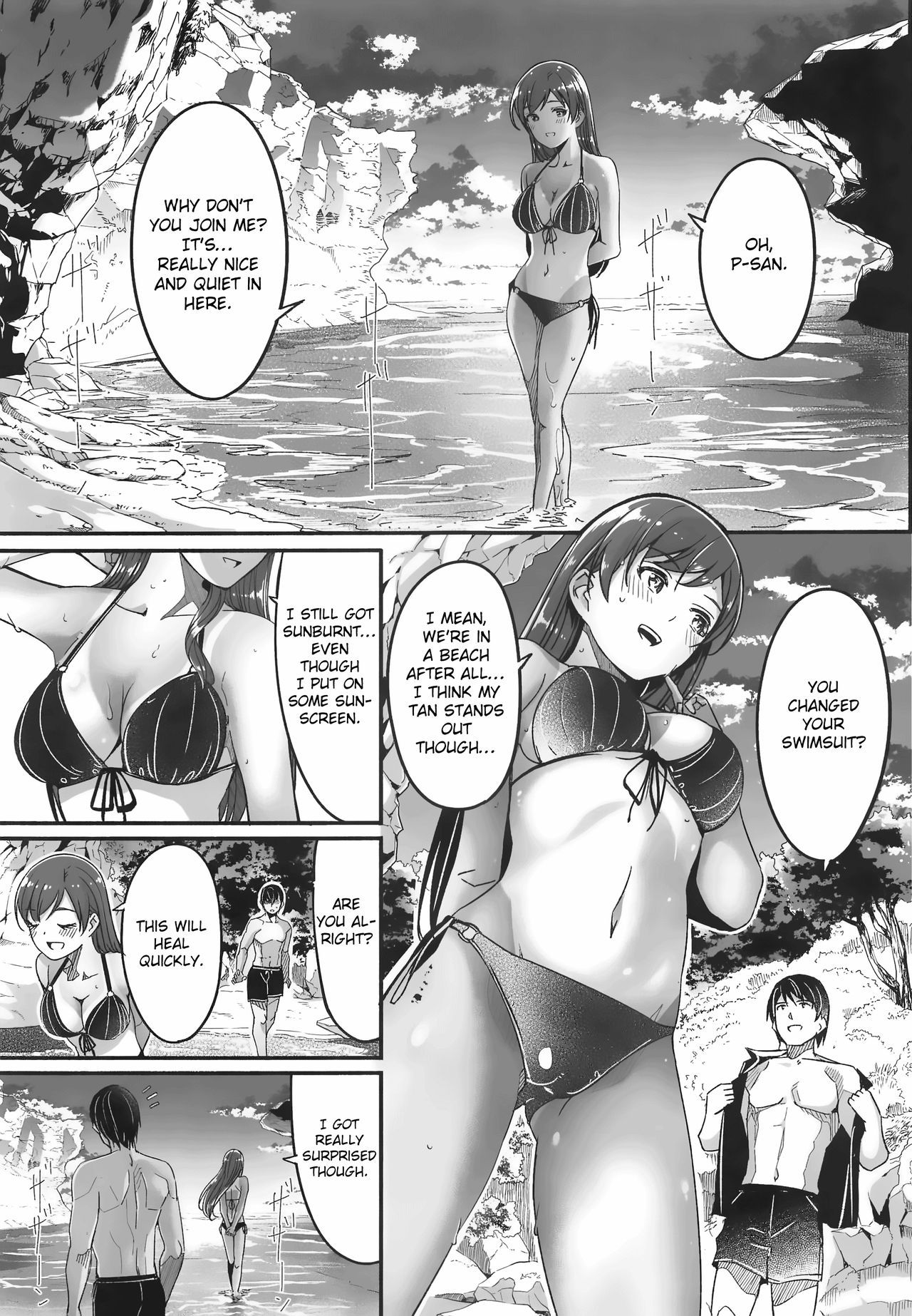 (C96) [てろめあな (ぐすたふ)] 水着の下の誘惑 (アイドルマスター シンデレラガールズ) [英訳]