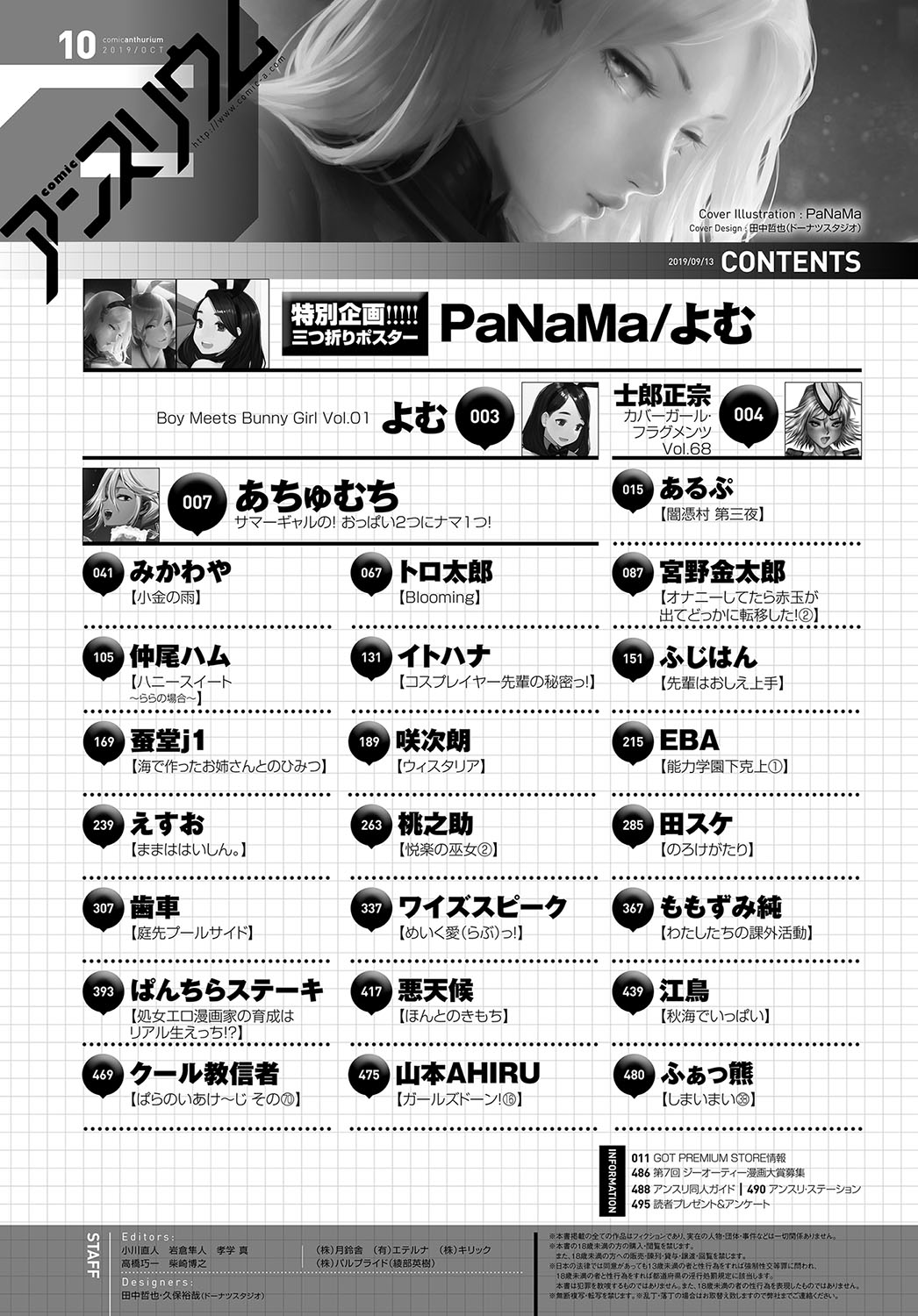 COMIC アンスリウム 2019年10月号 [DL版]
