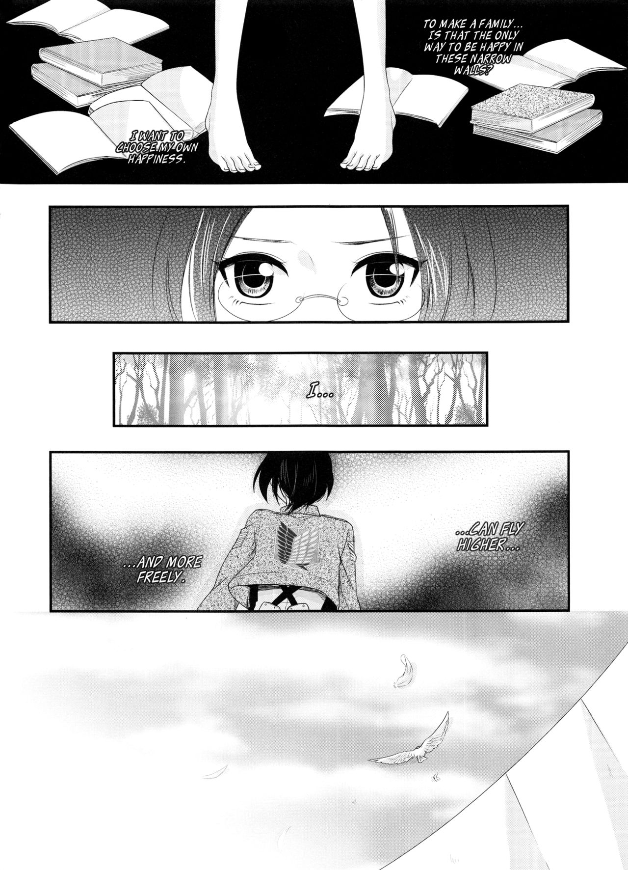 (C86) [軌跡 (希咲のあ)] kiss me once again (進撃の巨人) [英訳] [進行中]