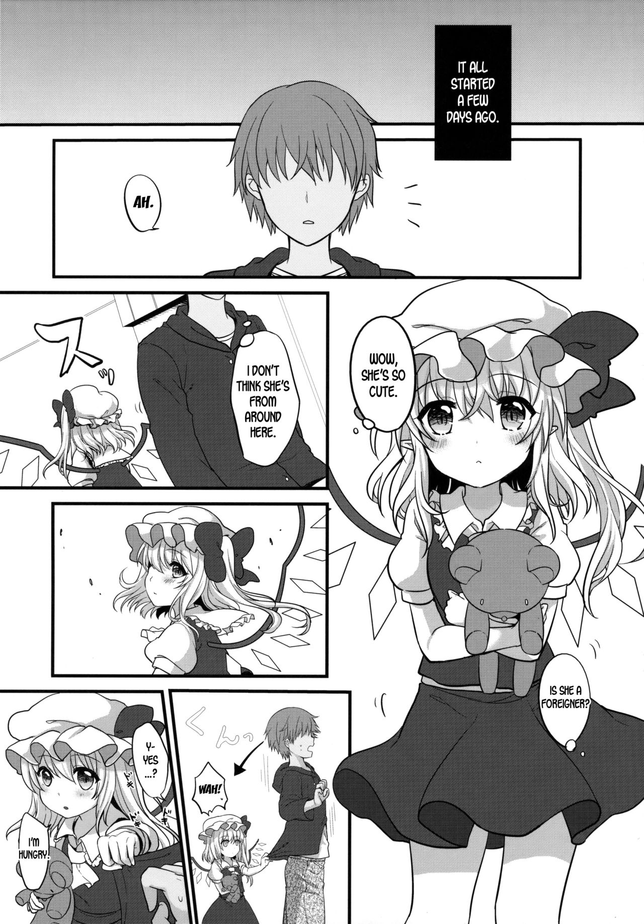 (C91) [金魚オリジン (香山リム)] ある日フランちゃんを拾ってきた。 (東方Project) [英訳]