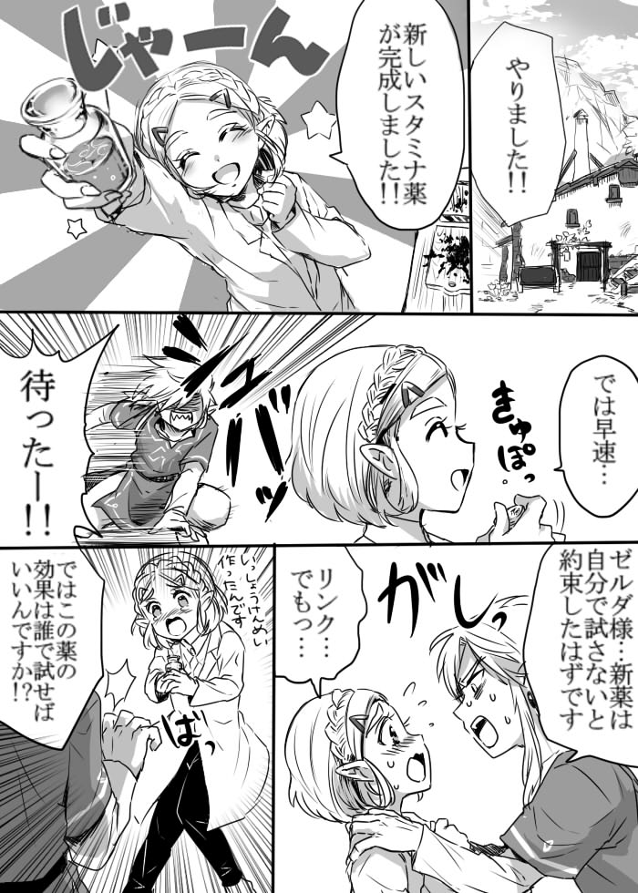 [わさび] 安全で健全なおくすりを飲もう！ (ゼルダの伝説 ブレス オブ ザ ワイルド)