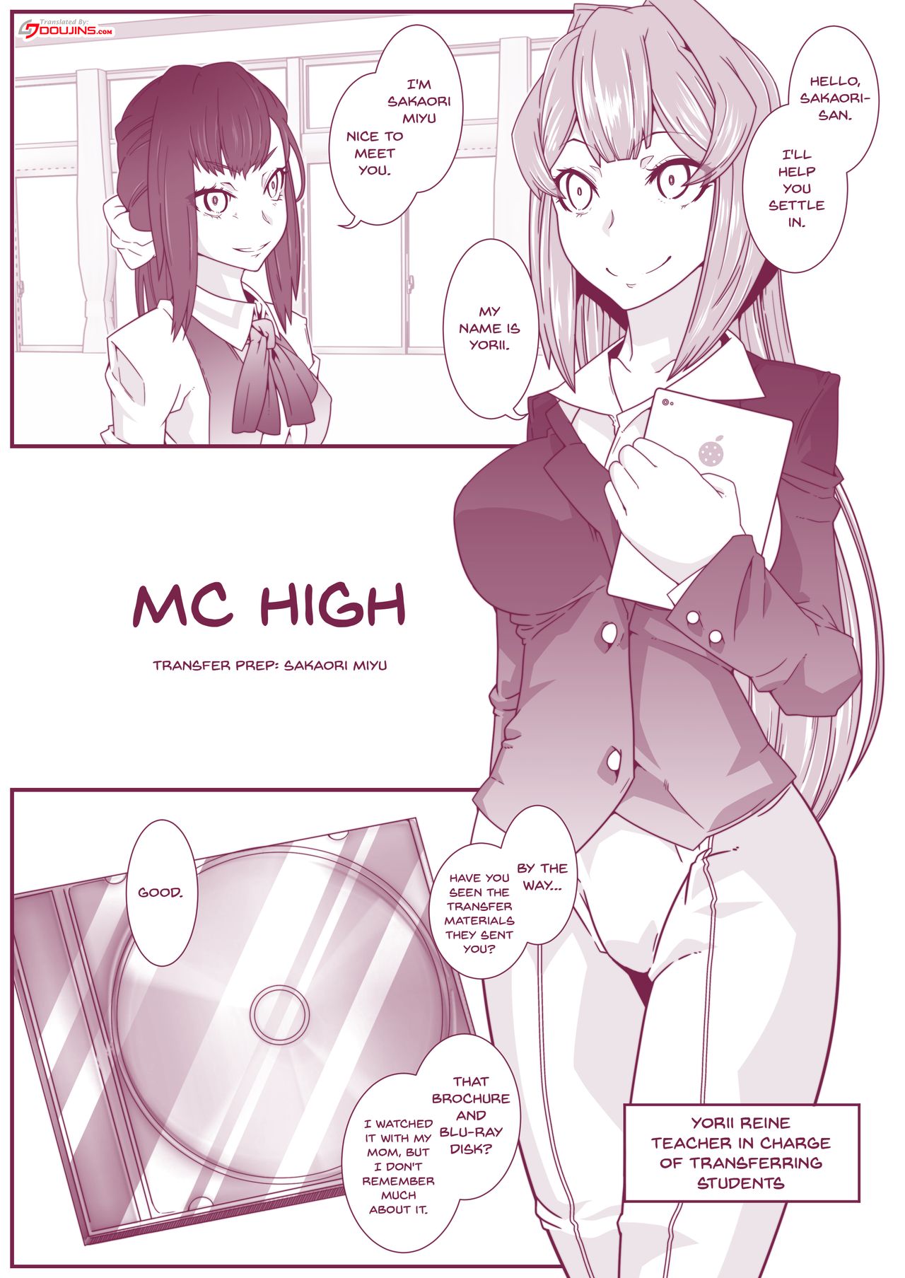 [眼帯クリティカル (BeLu)] MC学園 転入予備校:酒折未夢 [英訳]