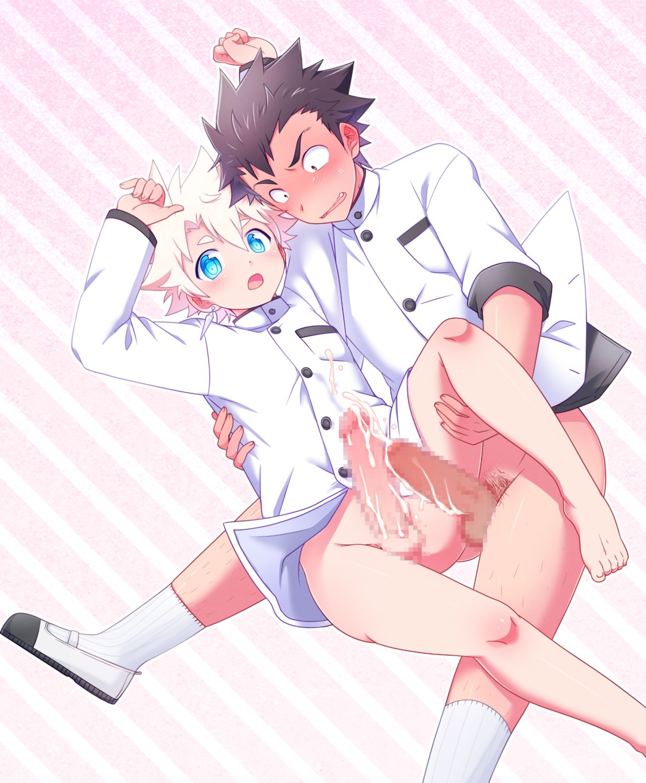 [おひげ屋敷 (にしきまる)] 巨根部男子 [中国翻訳] [DL版]