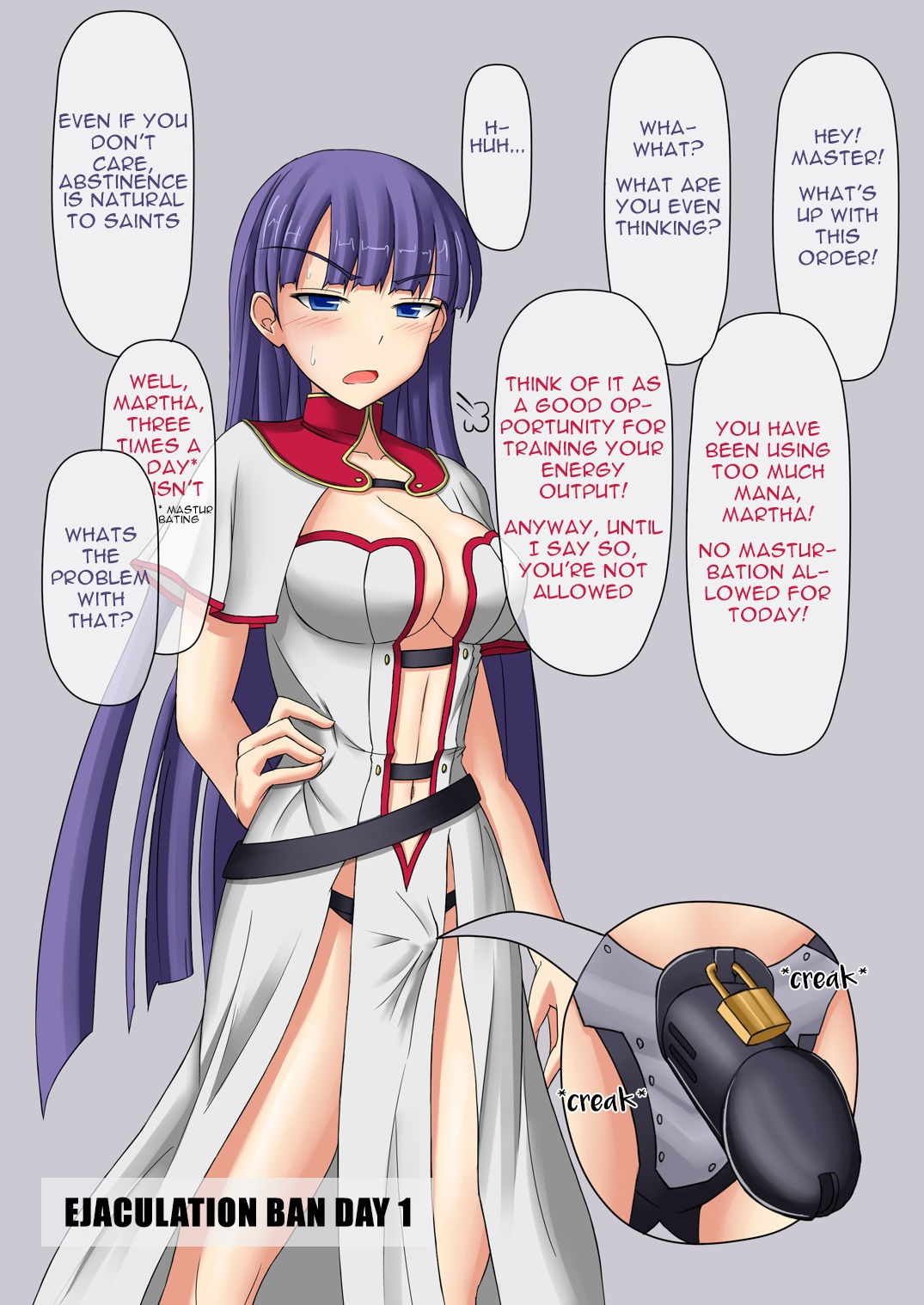 [双闇工房 (双闇)] 射精管理された聖女 (Fate/Grand Order) [英訳]