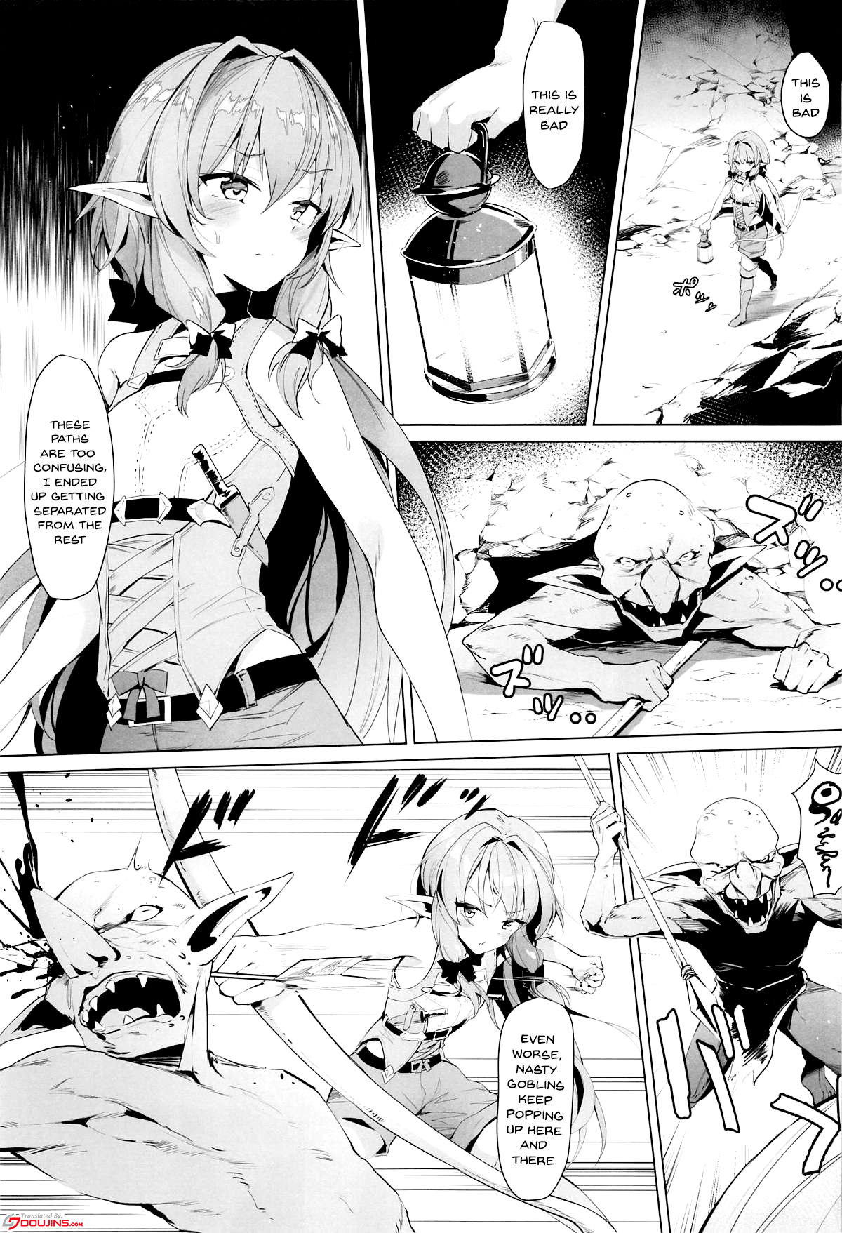 (C95) [Nameless (鬼針草)] もし女精霊がゴブリンに捕まったら… (ゴブリンスレイヤー) [英訳]