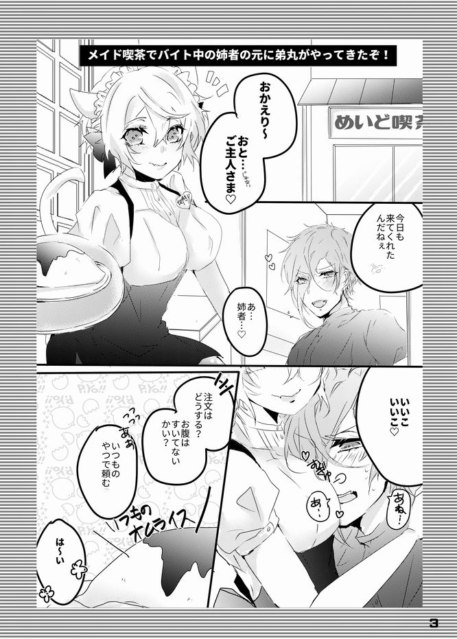 [やかん (ツイタチ)] オレの姉者がメイドだと！？ + セーラー服の姉者とスケベする本 (刀剣乱舞) [DL版]